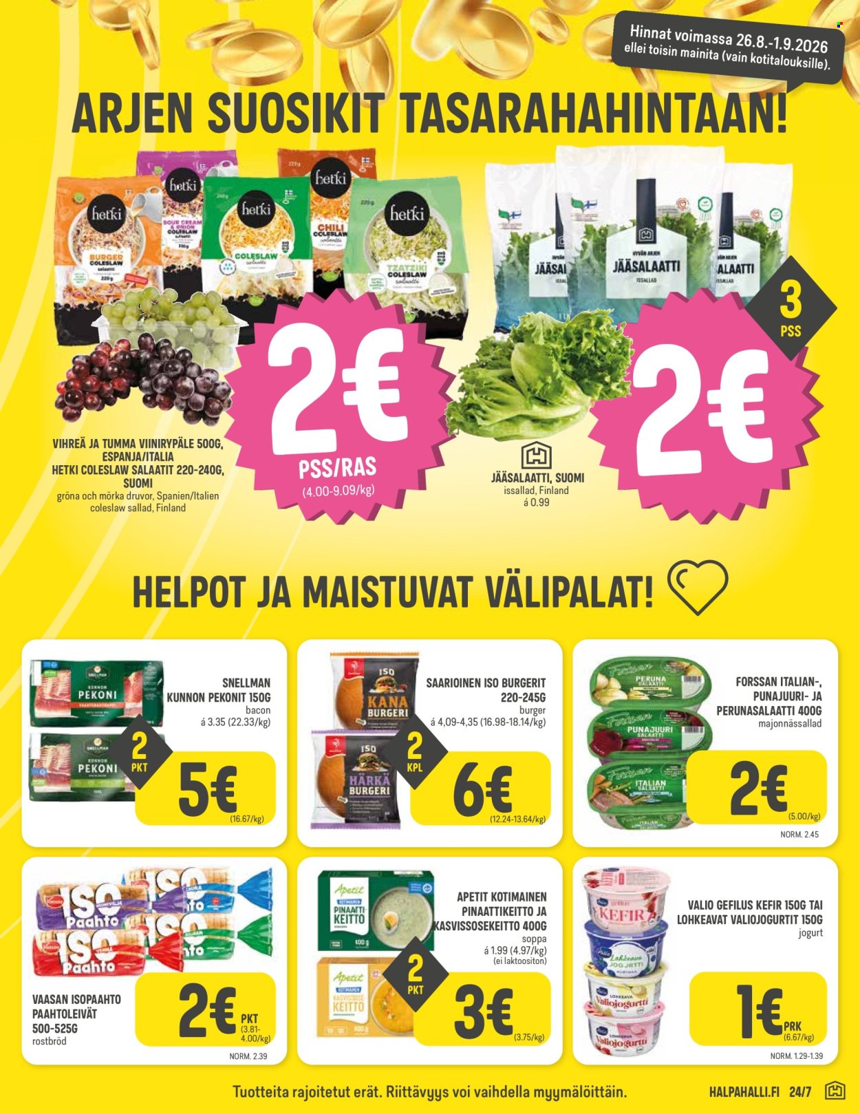 HalpaHalli tarjoukset - 26.08.2026 - 01.09.2026. Sivu 3