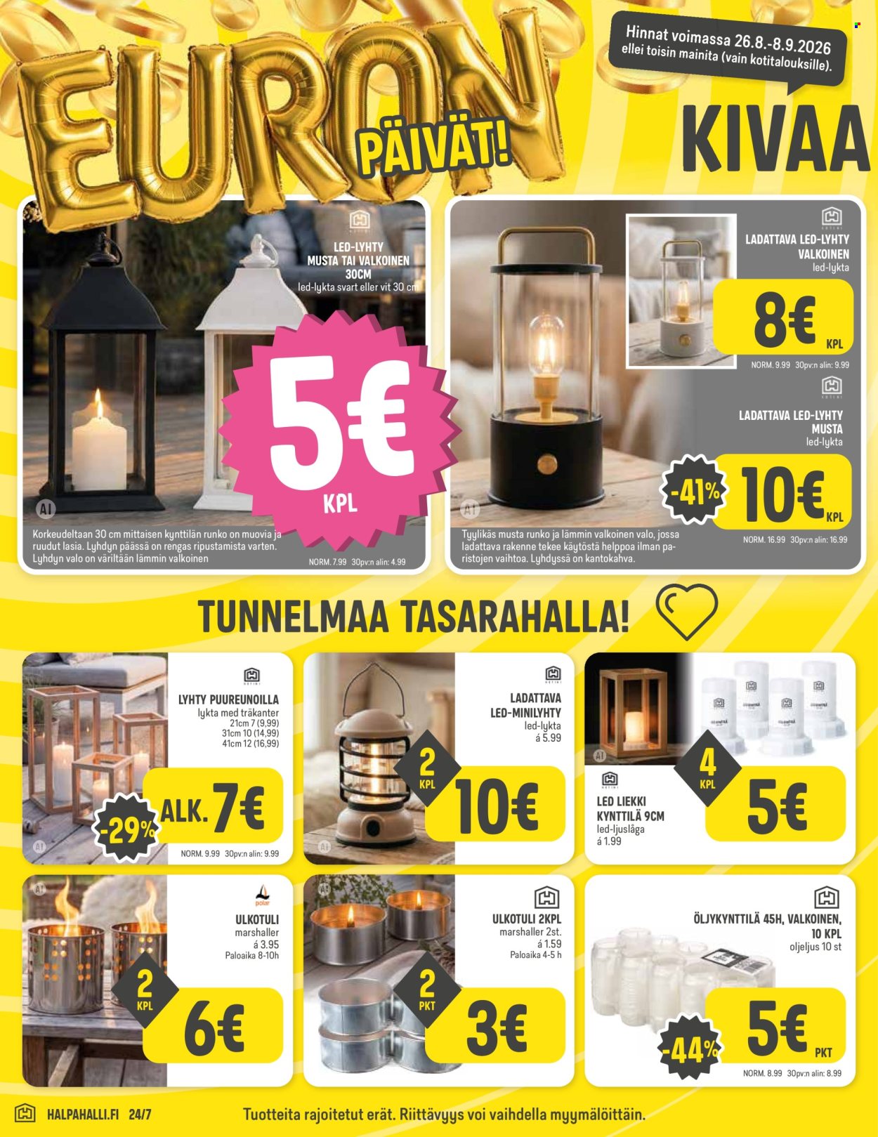 HalpaHalli tarjoukset - 26.08.2026 - 01.09.2026. Sivu 8