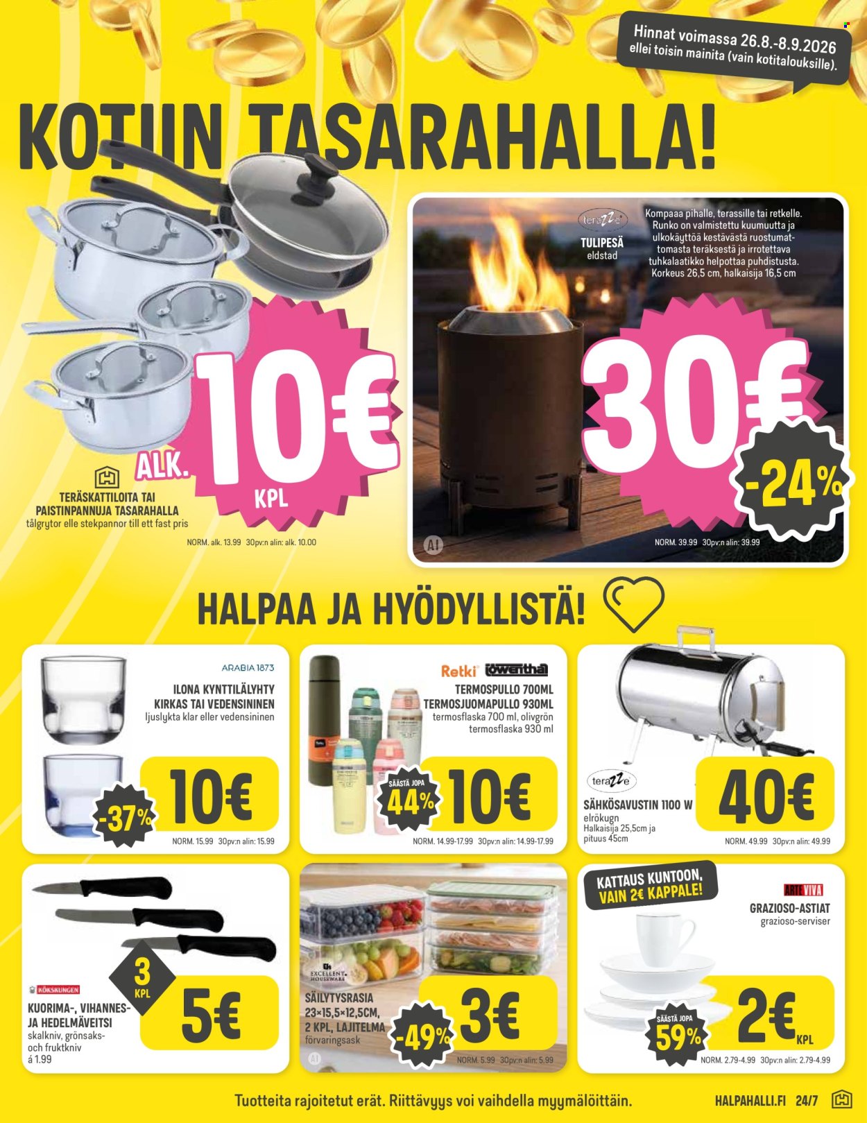 HalpaHalli tarjoukset - 26.08.2026 - 01.09.2026. Sivu 9