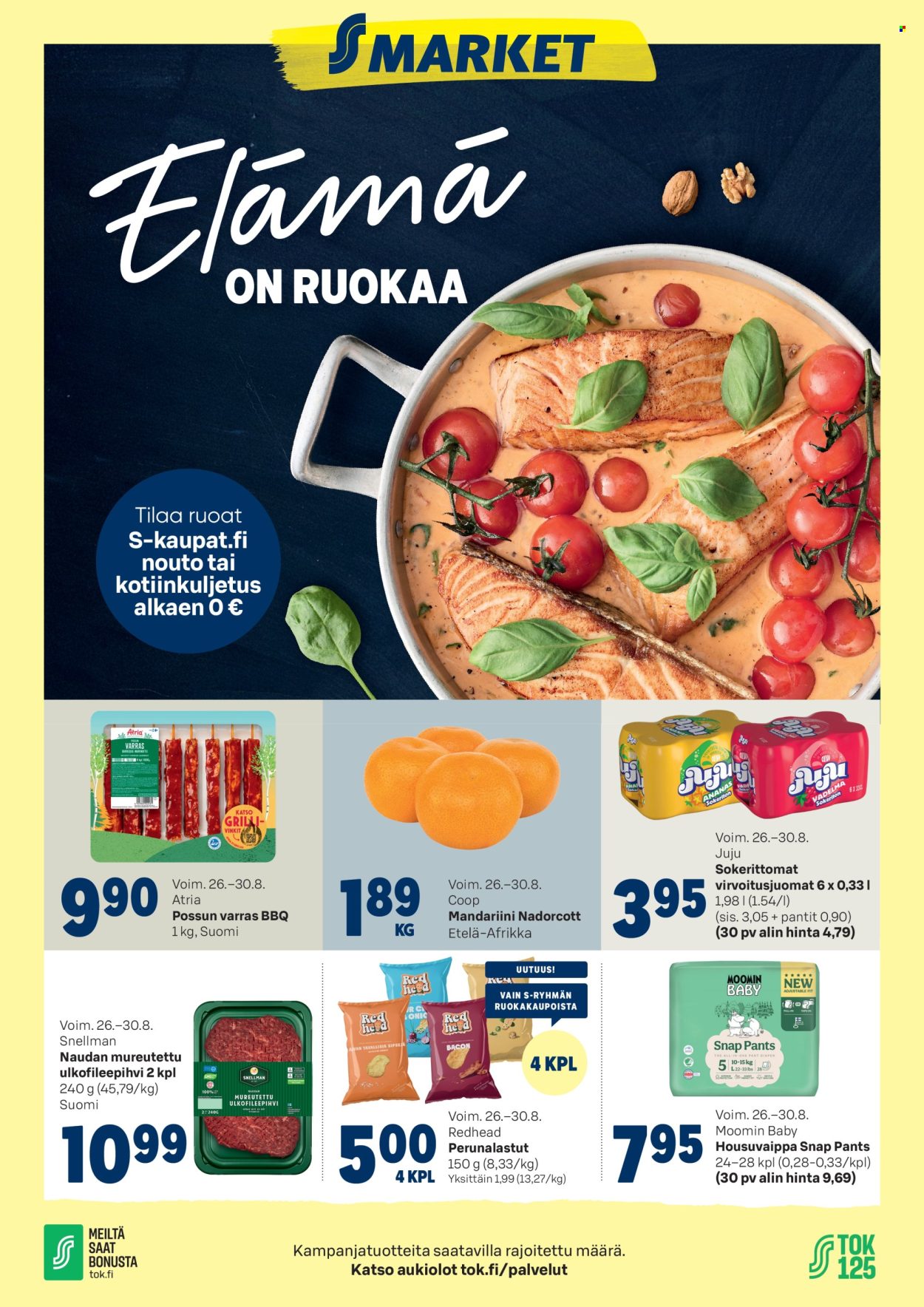 S-market tarjoukset - 26.08.2026 - 30.08.2026. Sivu 1