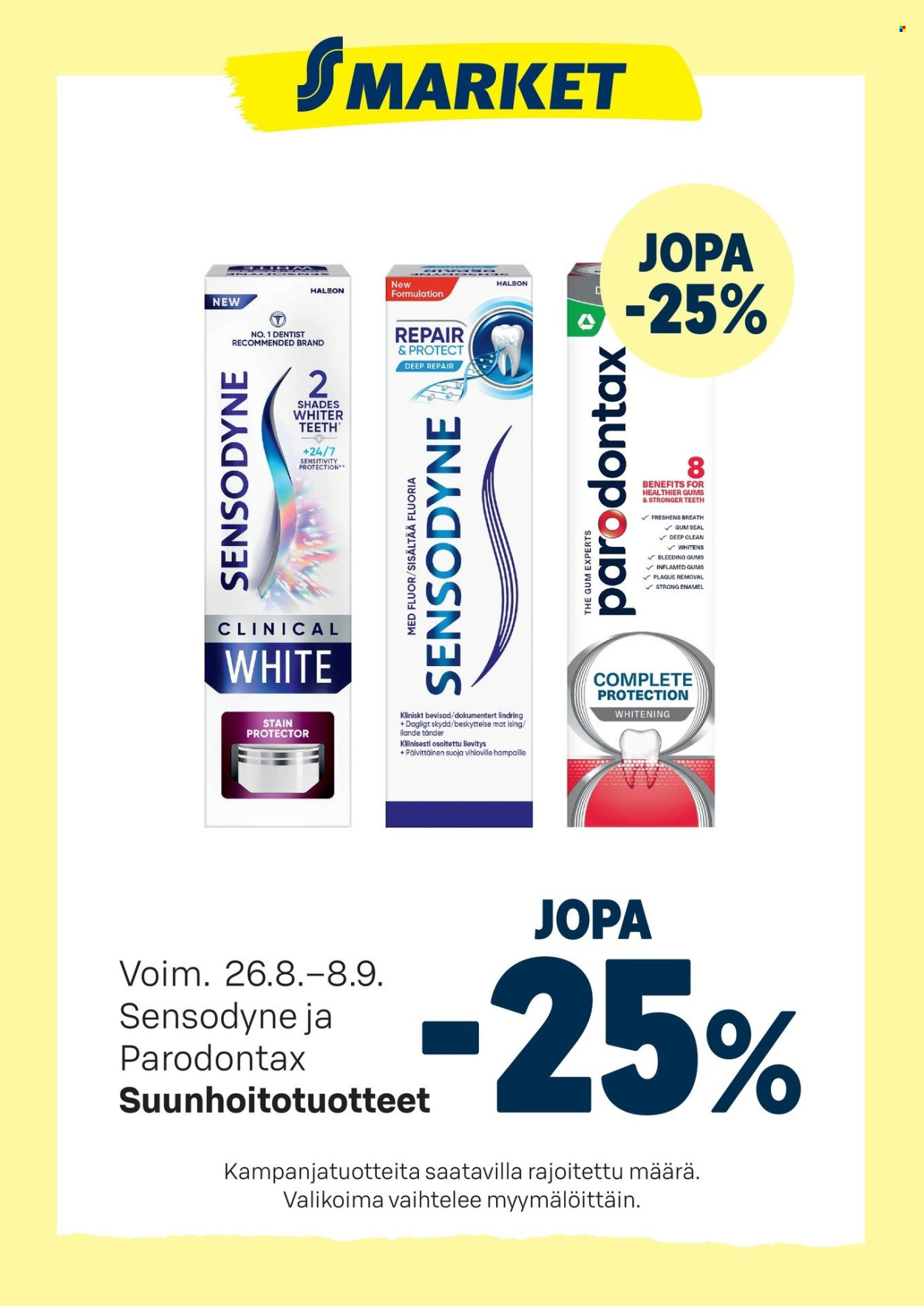 S-market tarjoukset - 26.08.2026 - 08.09.2026. Sivu 3