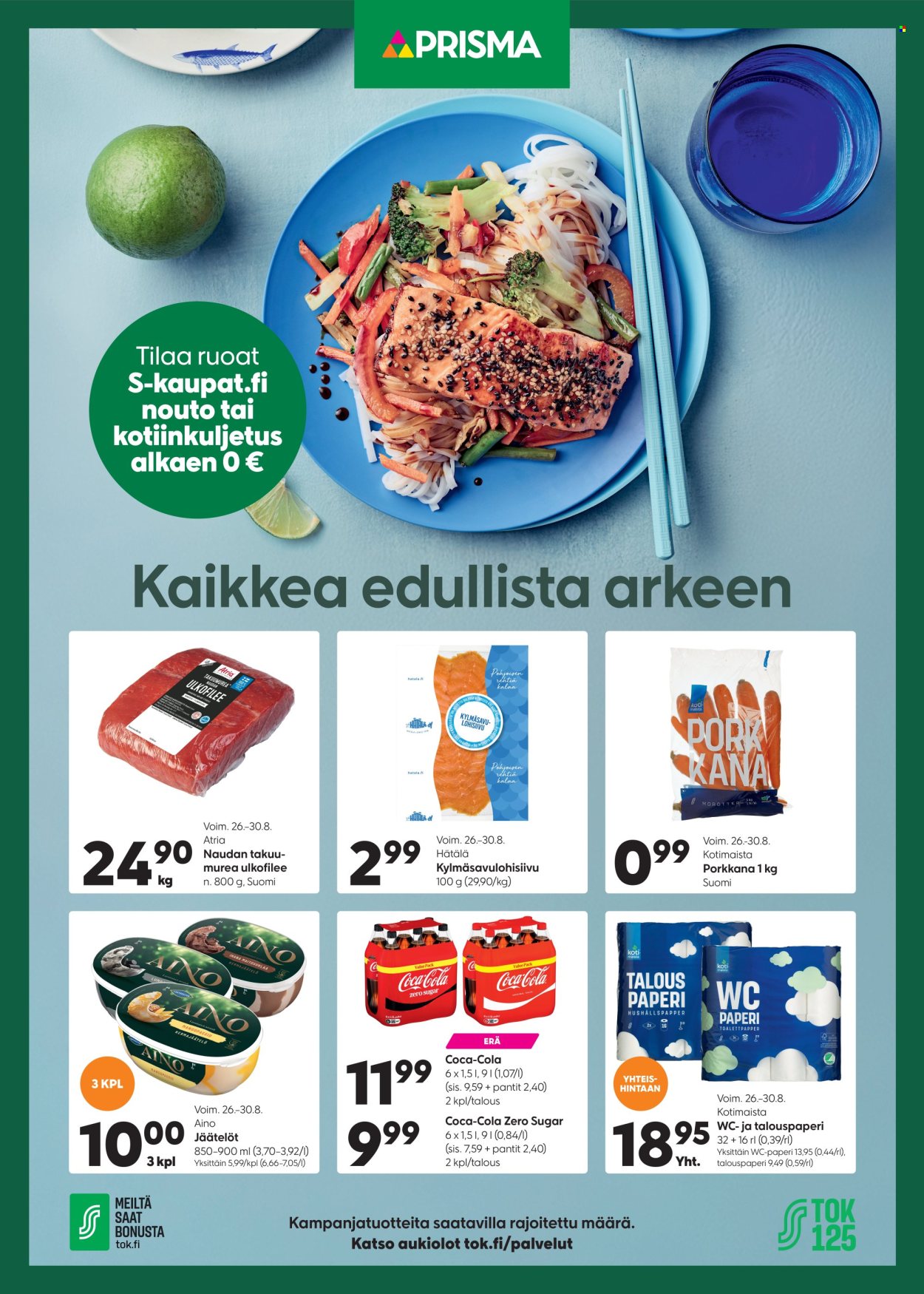 Prisma tarjoukset - 26.08.2026 - 30.08.2026. Sivu 1