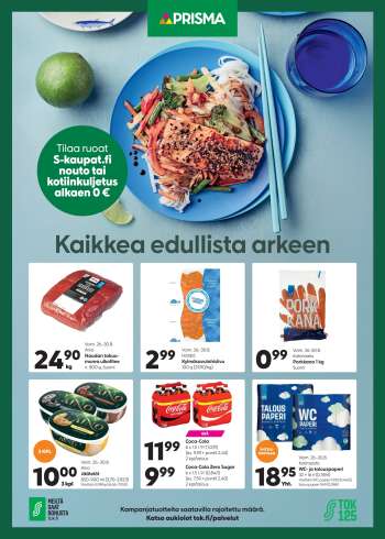Prisma tarjoukset  - 26.08.2026 - 30.08.2026.