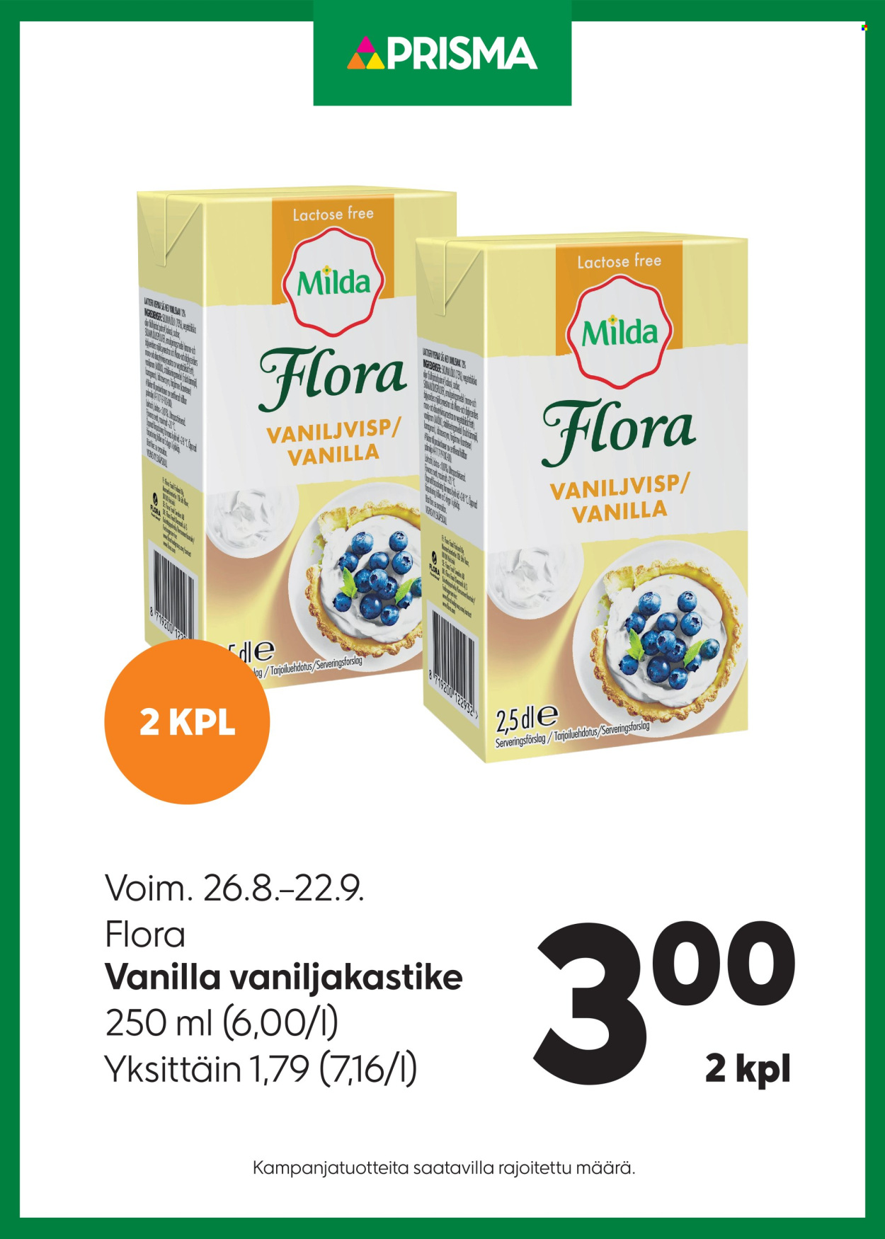 Prisma tarjoukset - 26.08.2026 - 22.09.2026. Sivu 1