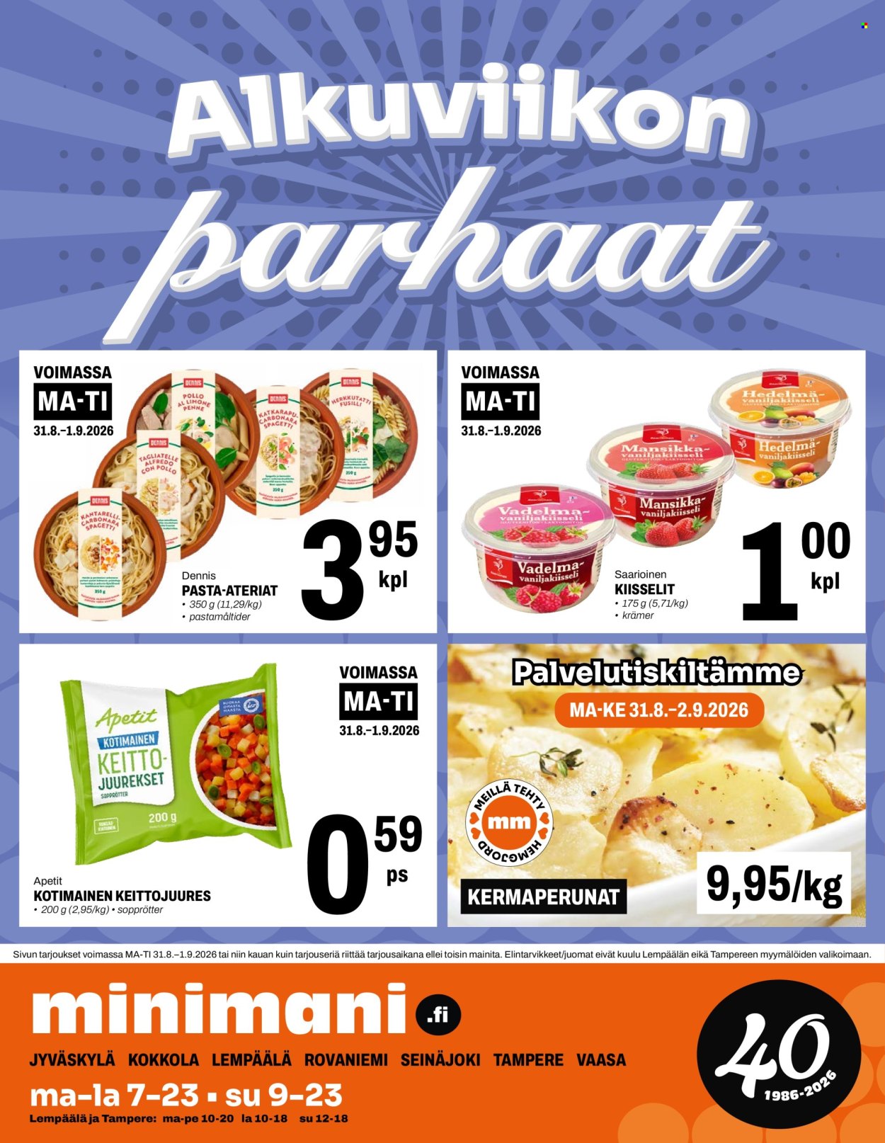 Minimani tarjoukset - 26.08.2026 - 30.08.2026. Sivu 12