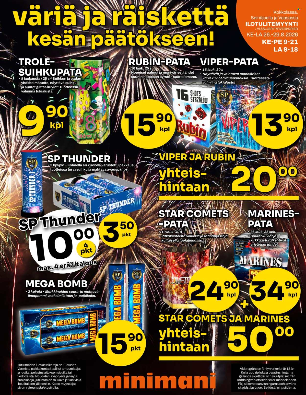 Minimani tarjoukset - 26.08.2026 - 30.08.2026. Sivu 13