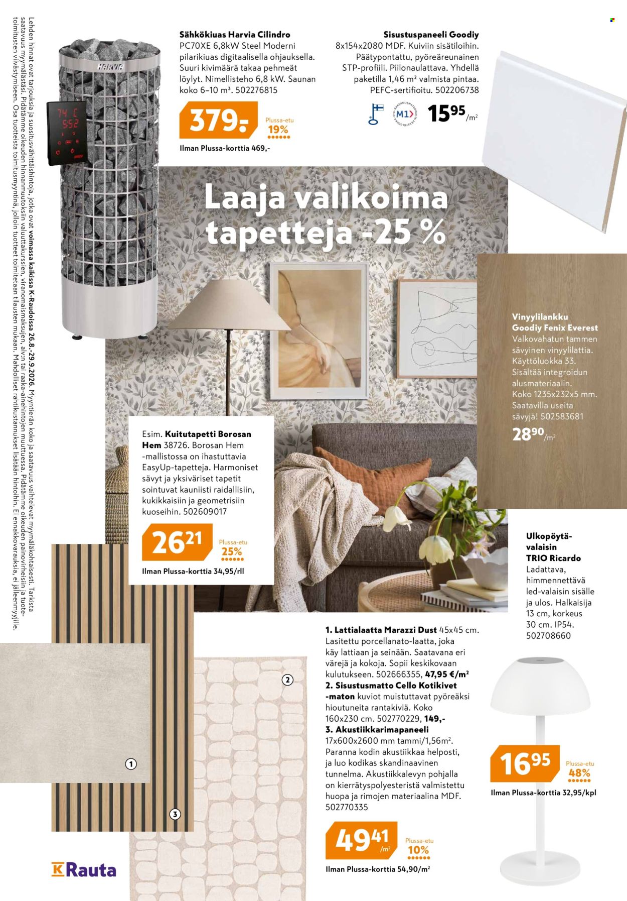 K-Rauta tarjoukset - 26.08.2026 - 29.09.2036. Sivu 16