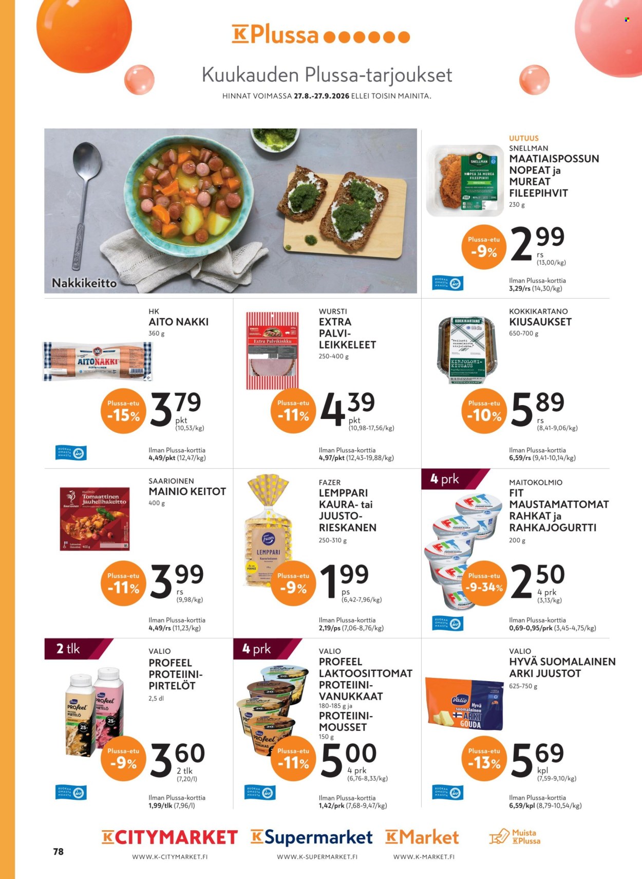 K-citymarket tarjoukset - 26.08.2026 - 29.09.2026. Sivu 78