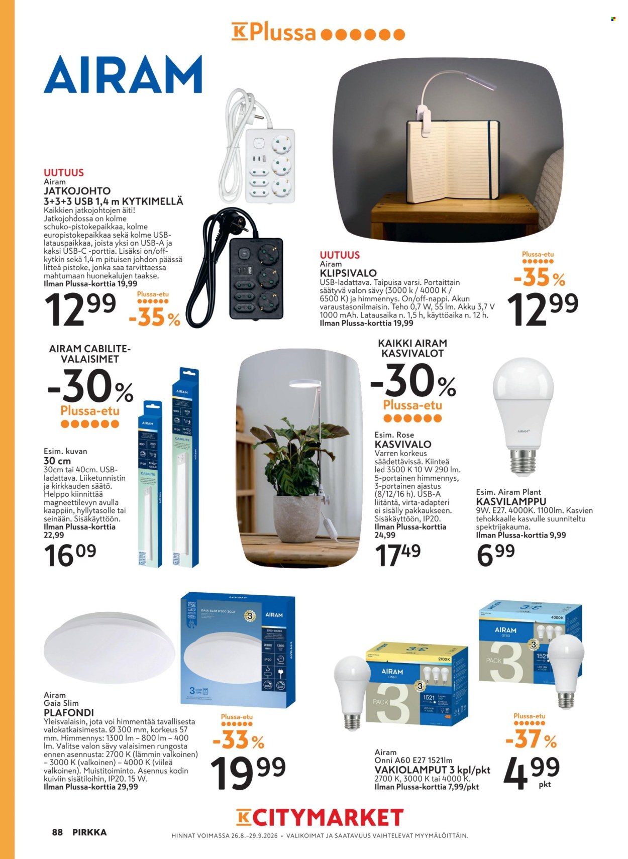 K-citymarket tarjoukset - 26.08.2026 - 29.09.2026. Sivu 88