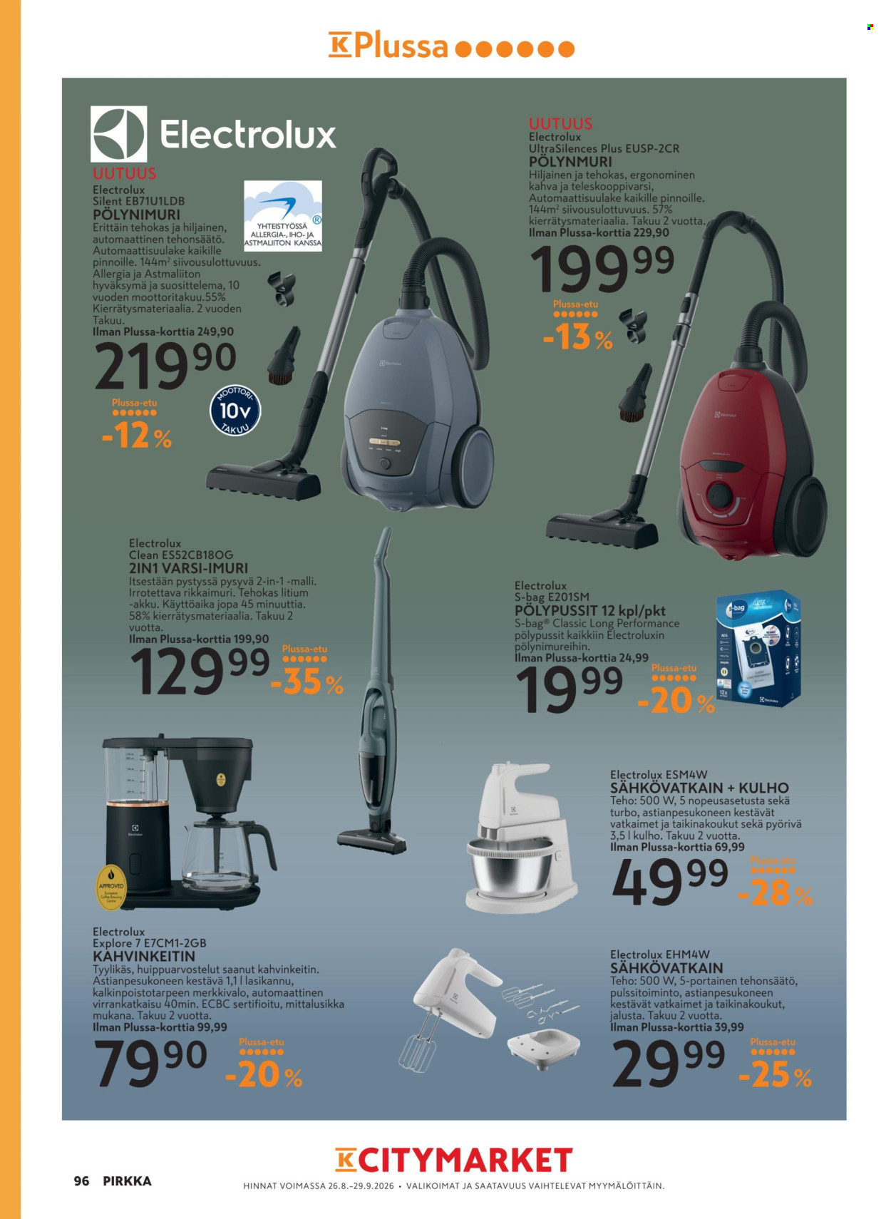 K-citymarket tarjoukset - 26.08.2026 - 29.09.2026. Sivu 96