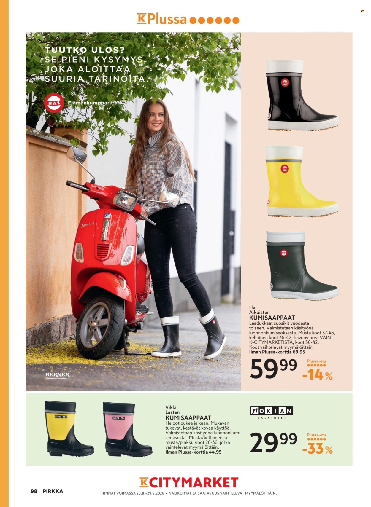 K-citymarket tarjoukset - 26.08.2026 - 29.09.2026. Sivu 98