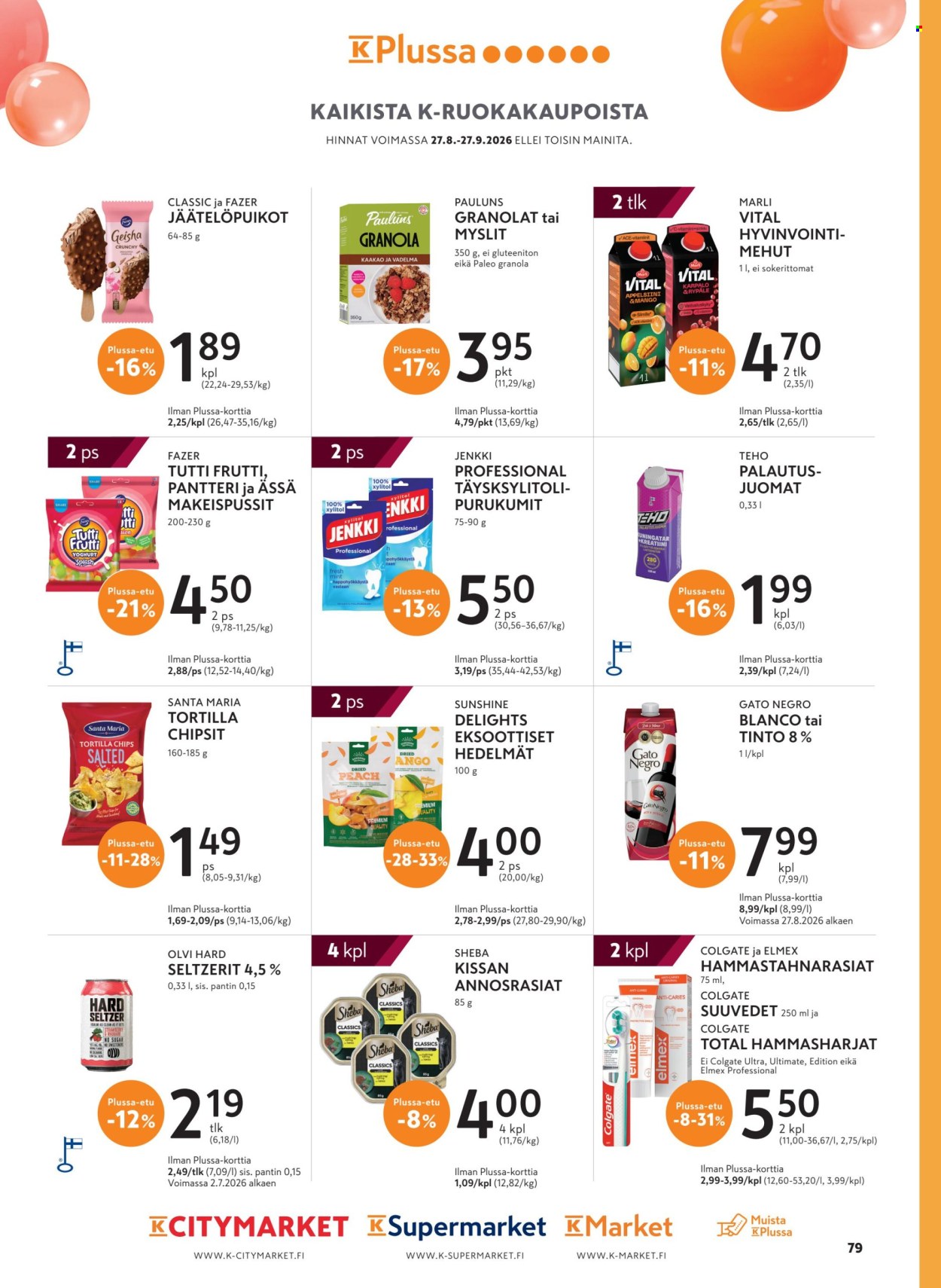 K-market tarjoukset - 26.08.2026 - 29.09.2026. Sivu 79