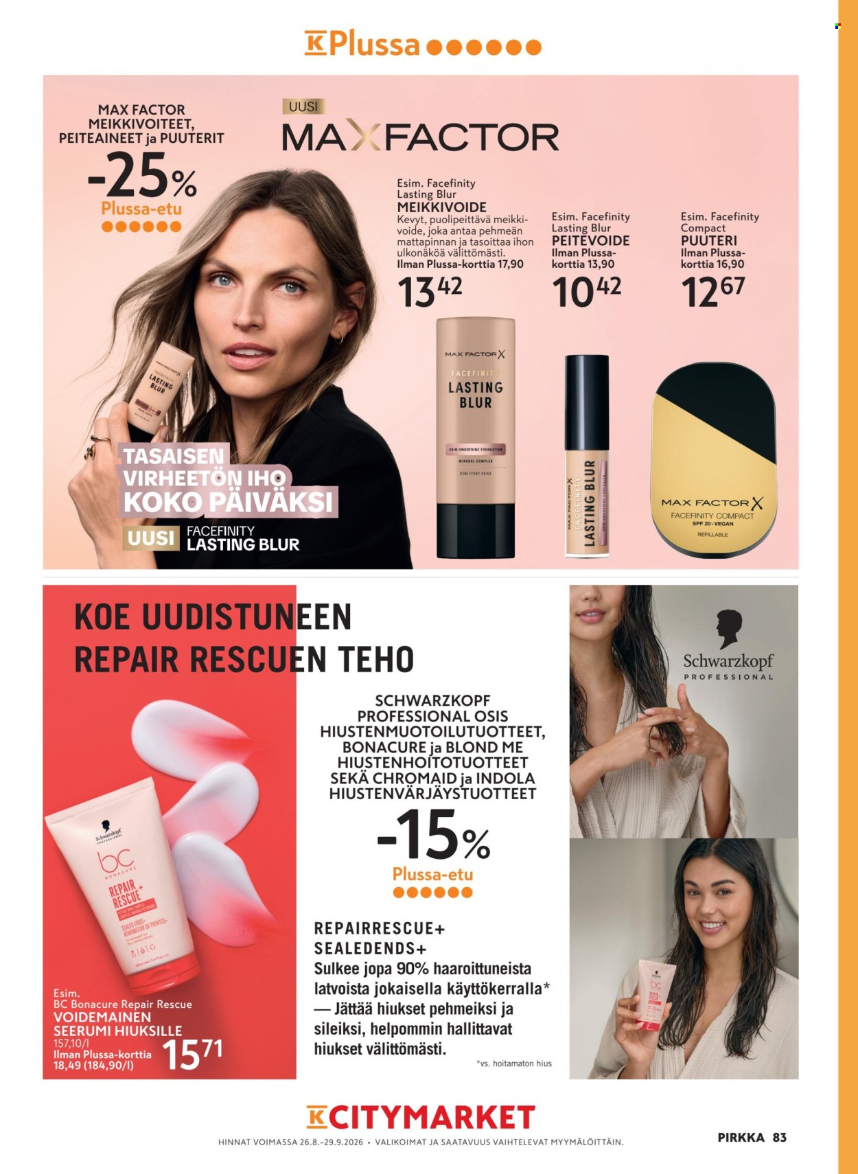 K-market tarjoukset - 26.08.2026 - 29.09.2026. Sivu 83