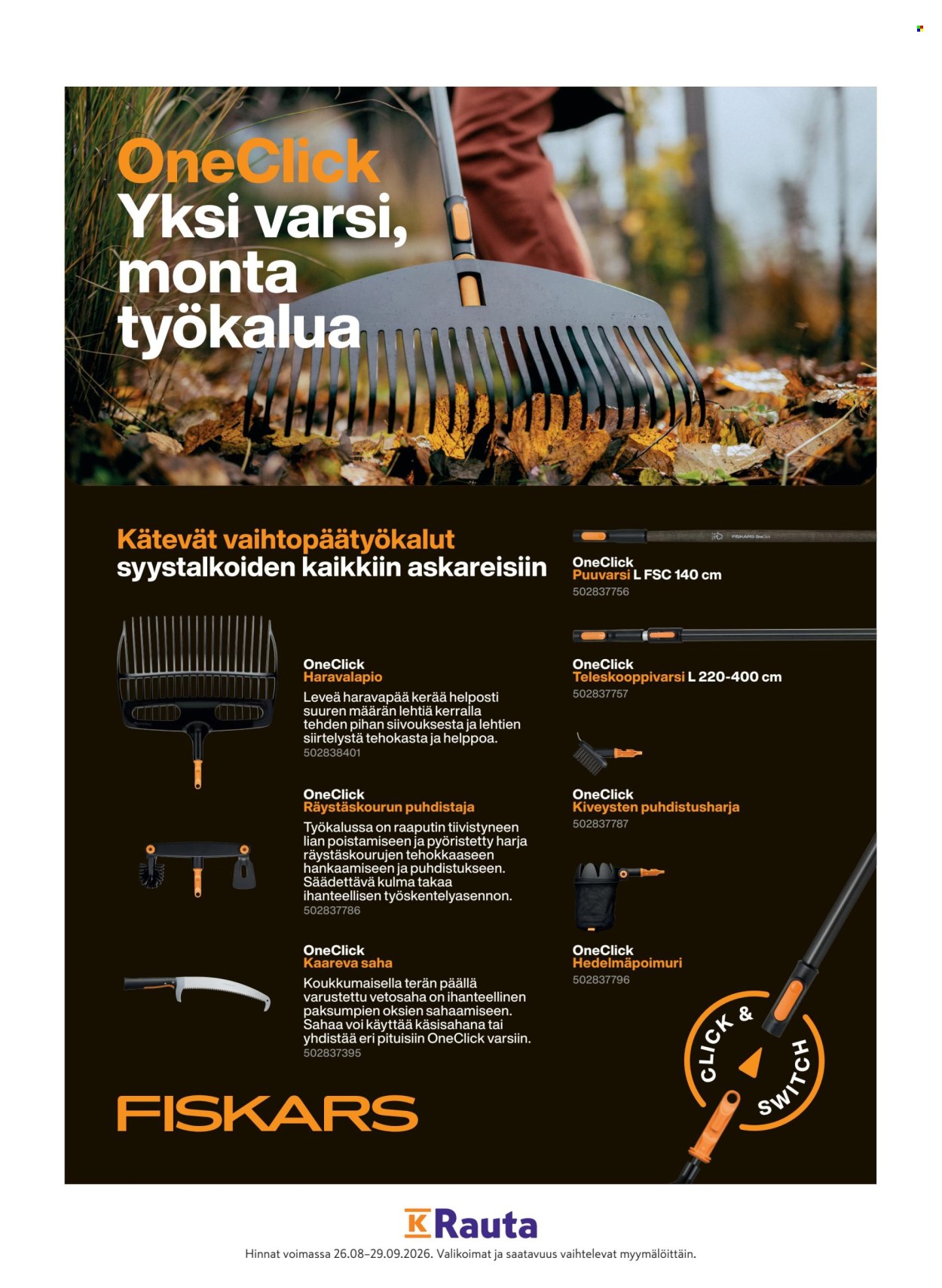 K-Supermarket tarjoukset - 26.08.2026 - 29.09.2026. Sivu 16