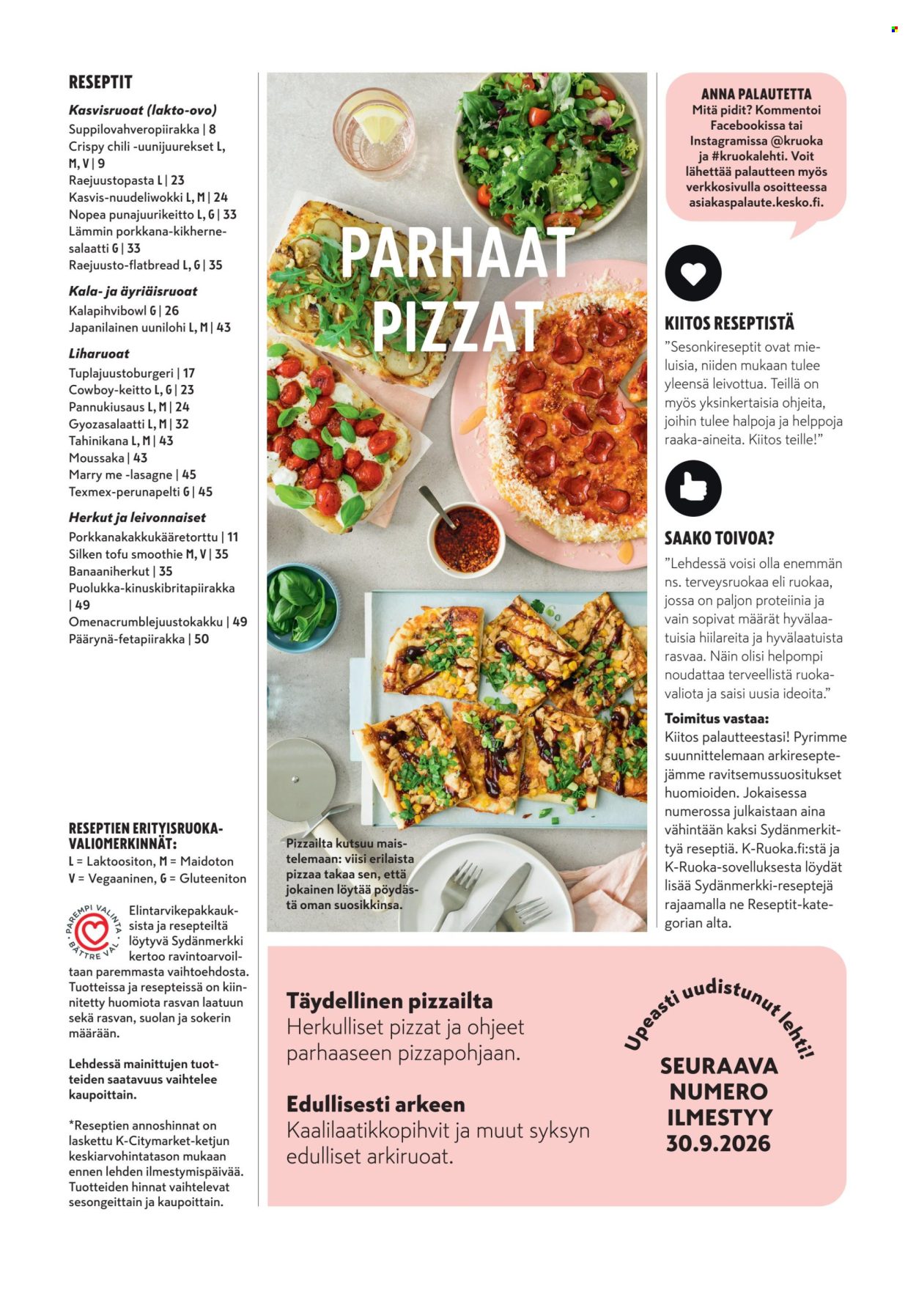 K-Supermarket tarjoukset - 26.08.2026 - 29.09.2026. Sivu 56