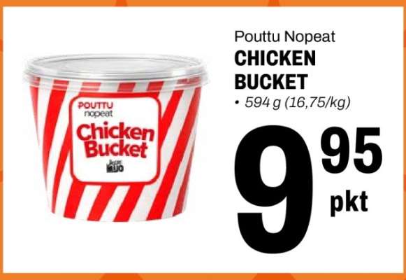 Pouttu Nopeat CHICKEN BUCKET