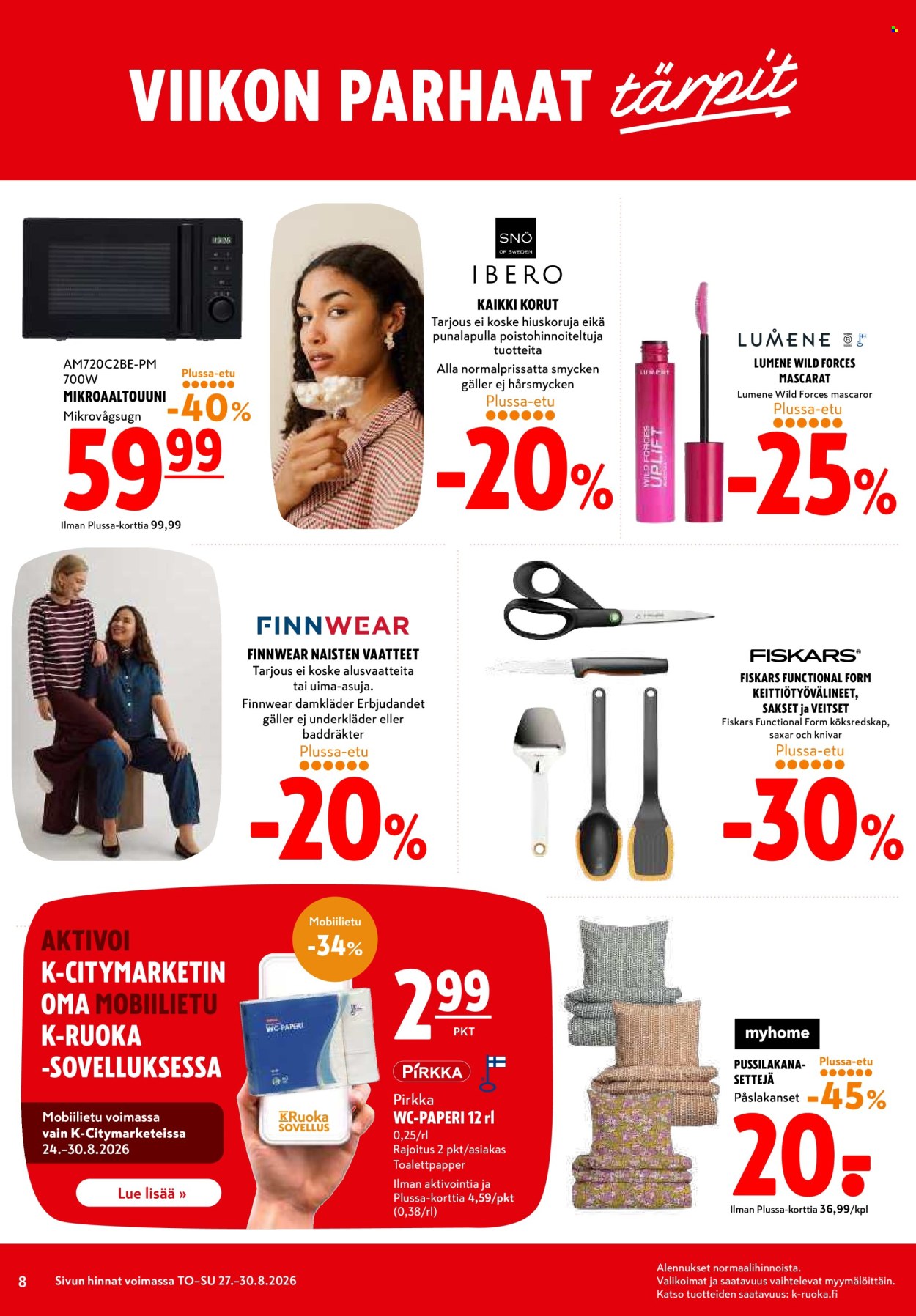 K-citymarket tarjoukset - 27.08.2026 - 30.08.2026. Sivu 8