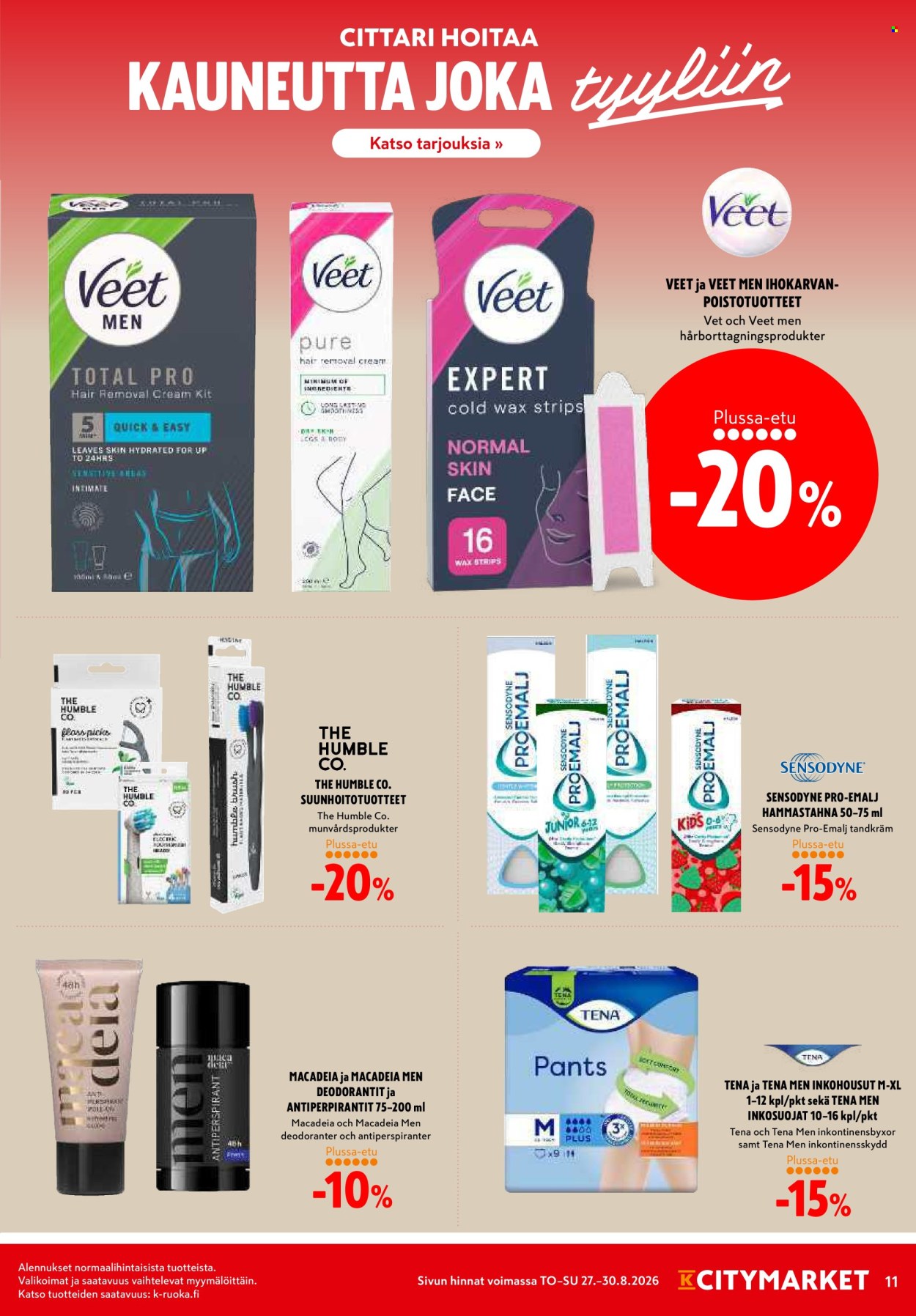 K-citymarket tarjoukset - 27.08.2026 - 30.08.2026. Sivu 11