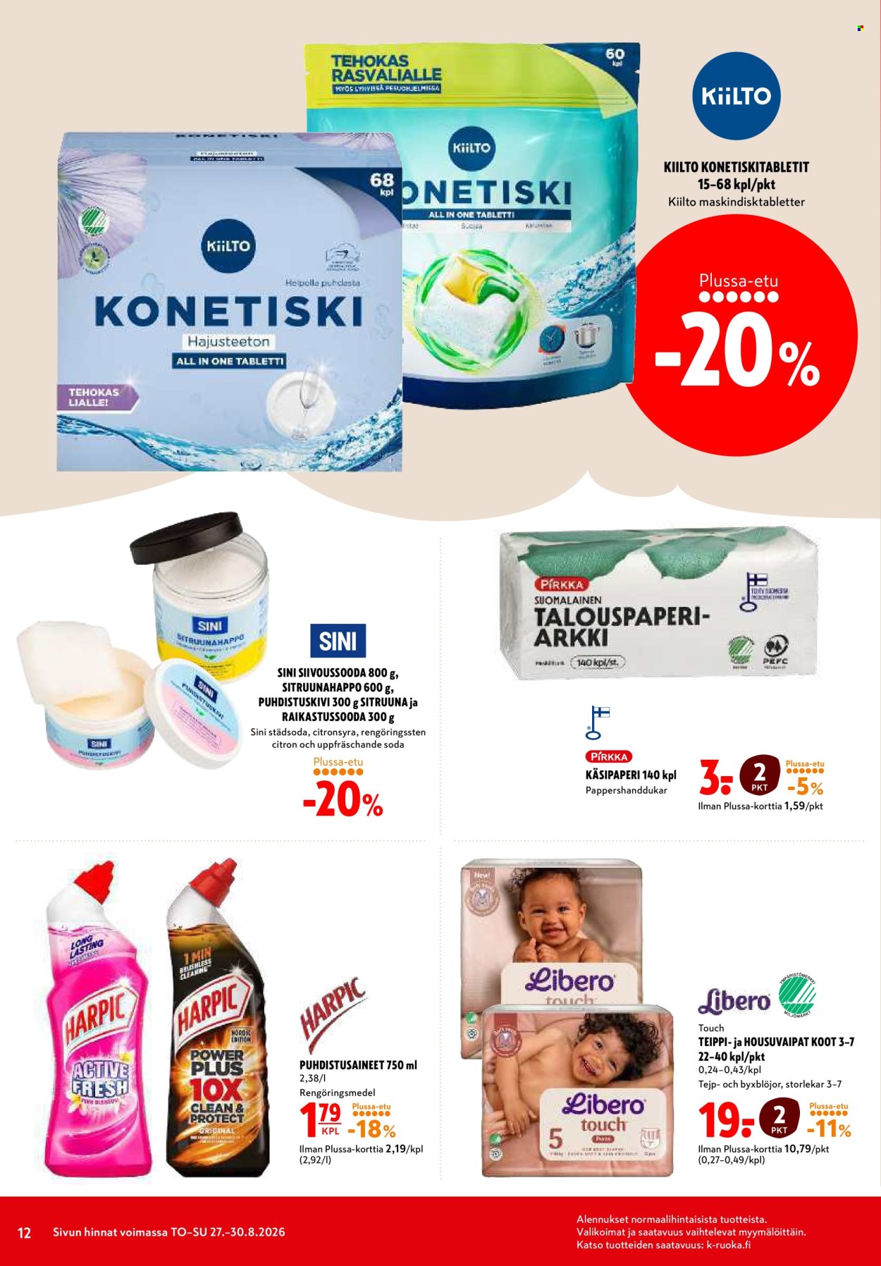 K-citymarket tarjoukset - 27.08.2026 - 30.08.2026. Sivu 12