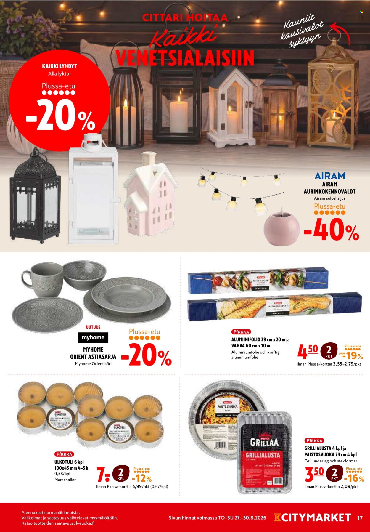K-citymarket tarjoukset - 27.08.2026 - 30.08.2026. Sivu 17