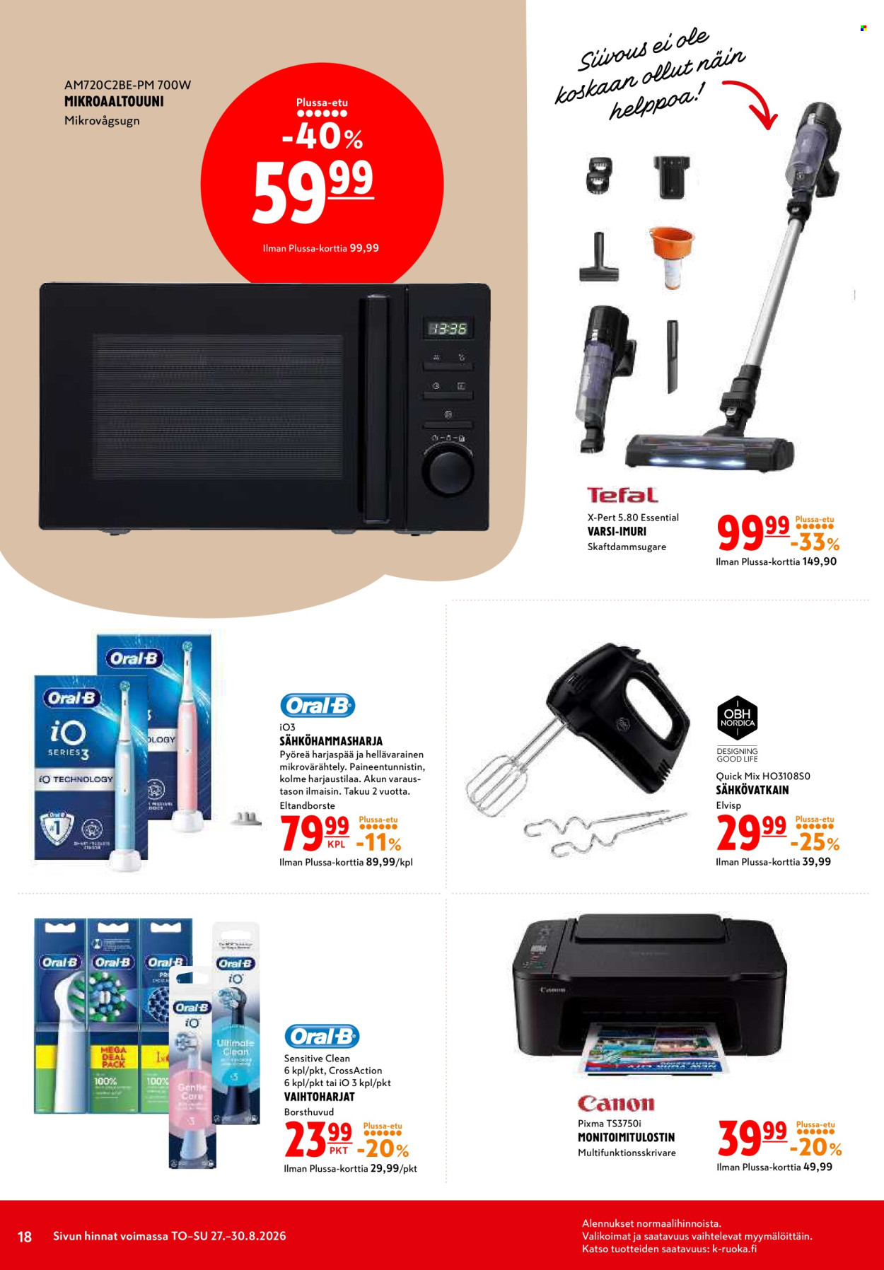 K-citymarket tarjoukset - 27.08.2026 - 30.08.2026. Sivu 18