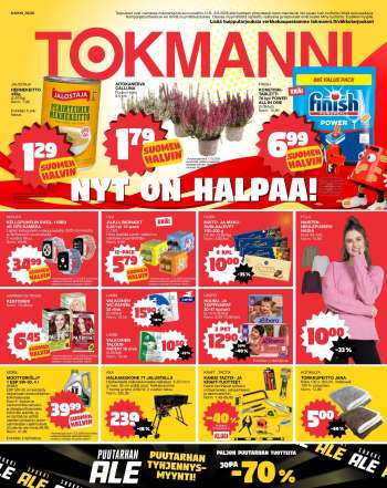 Tokmanni tarjoukset  - 31.08.2026 - 06.09.2026.