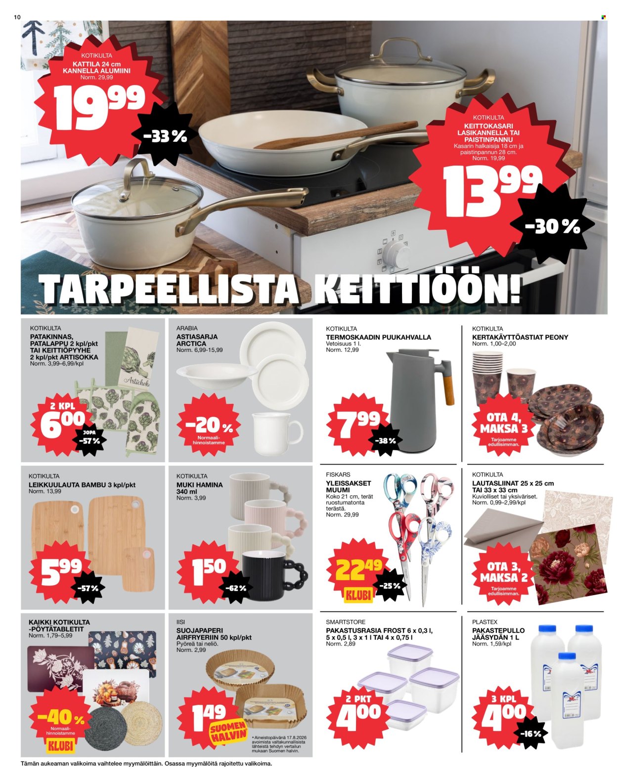 Tokmanni tarjoukset - 31.08.2026 - 06.09.2026. Sivu 10