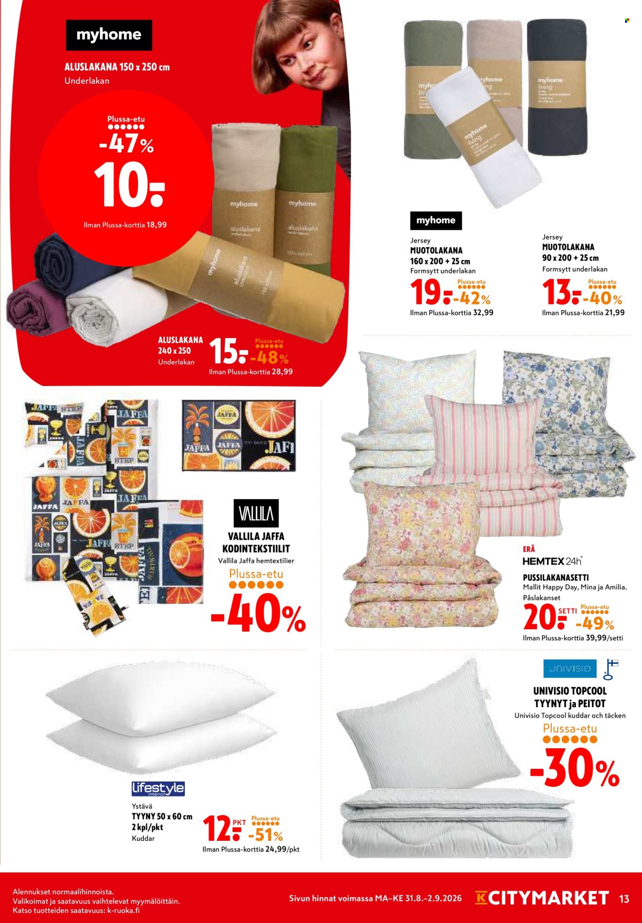 K-citymarket tarjoukset - 31.08.2026 - 02.09.2026. Sivu 13