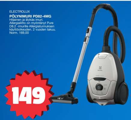 ELECTROLUX PÖLYNIMURI PD82-4MG