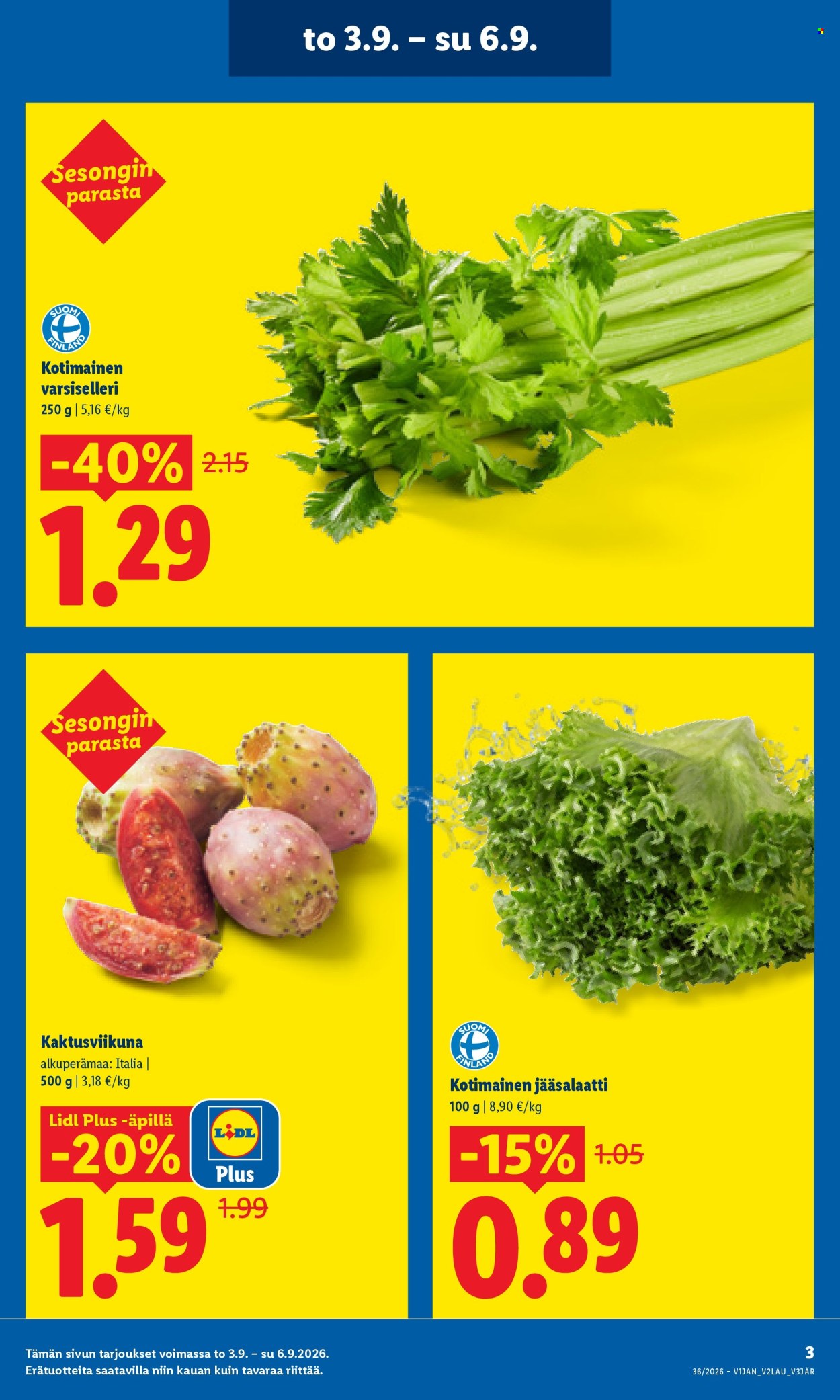 Lidl tarjoukset - 03.09.2026 - 06.09.2026. Sivu 3