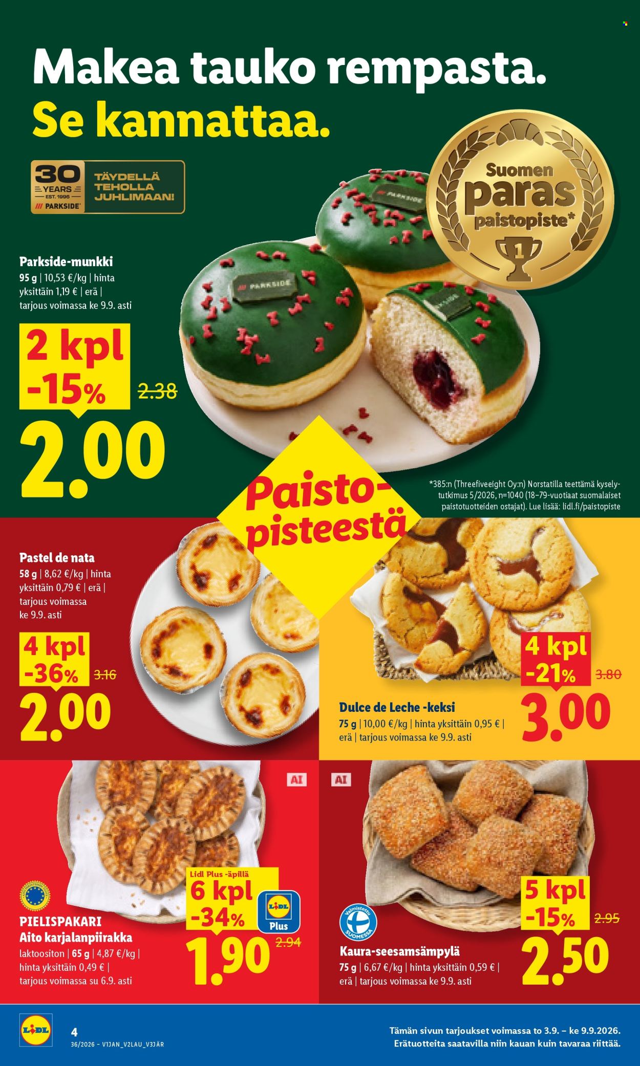 Lidl tarjoukset - 03.09.2026 - 06.09.2026. Sivu 4