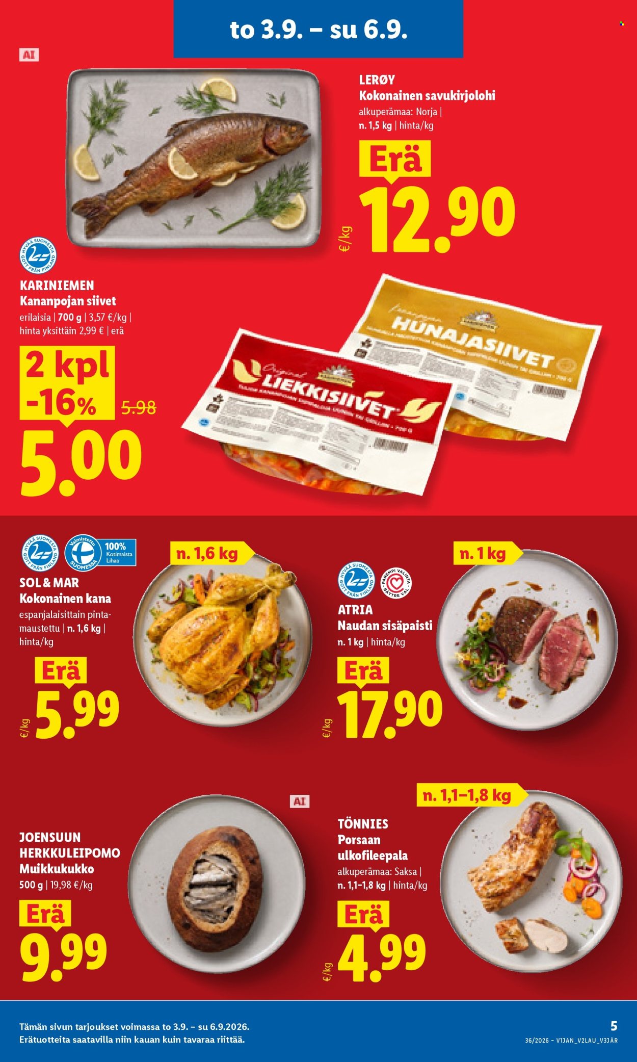 Lidl tarjoukset - 03.09.2026 - 06.09.2026. Sivu 5