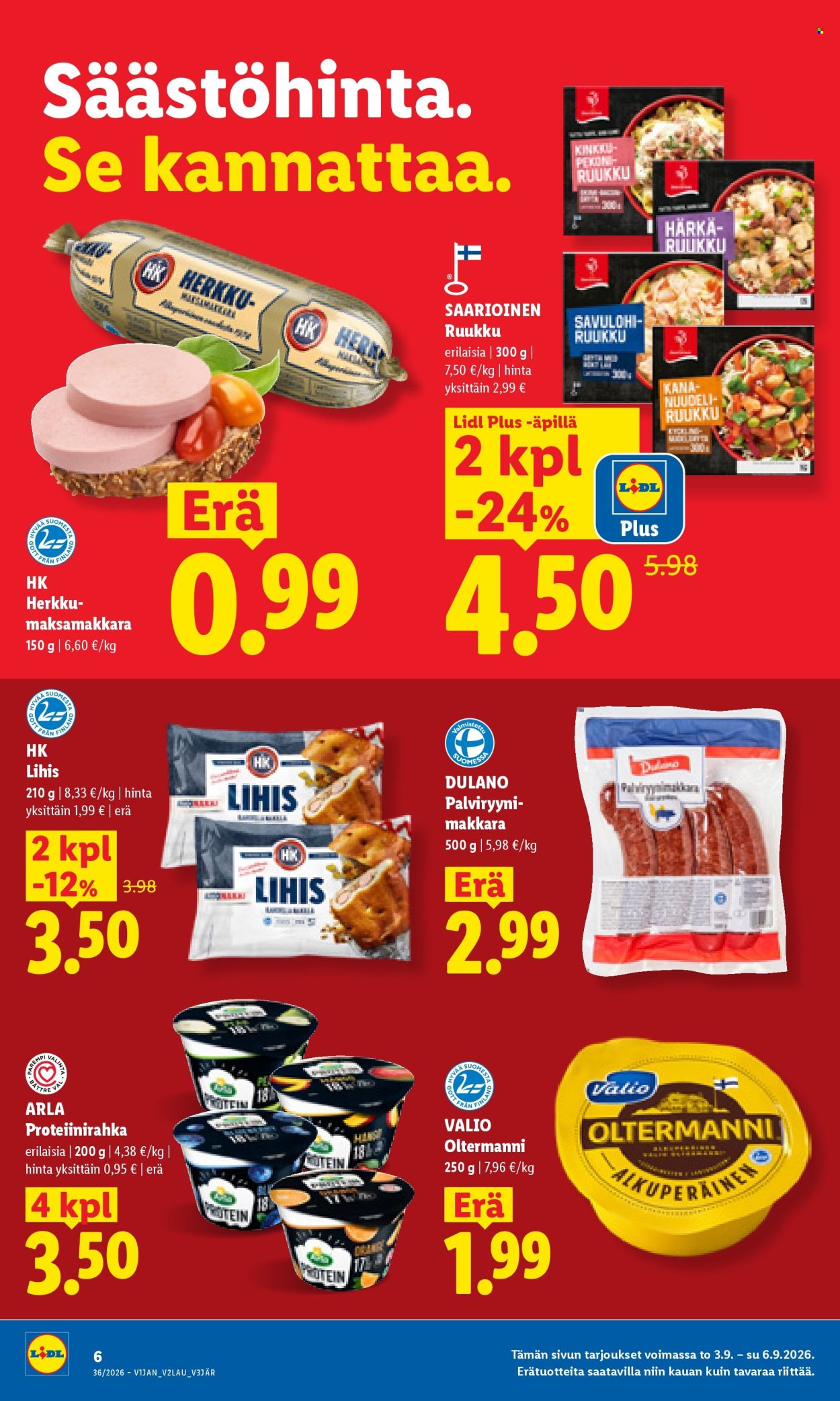 Lidl tarjoukset - 03.09.2026 - 06.09.2026. Sivu 6