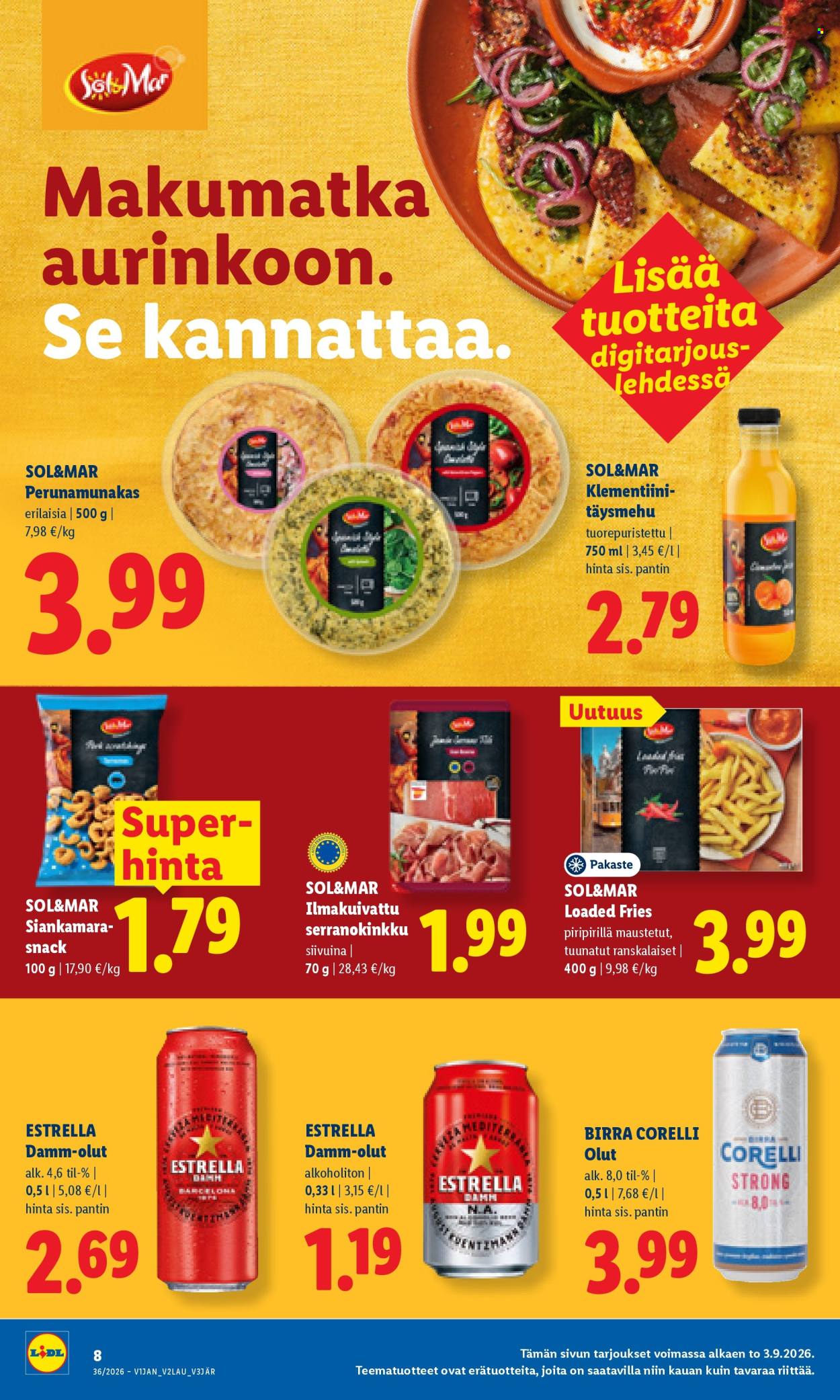 Lidl tarjoukset - 03.09.2026 - 06.09.2026. Sivu 8