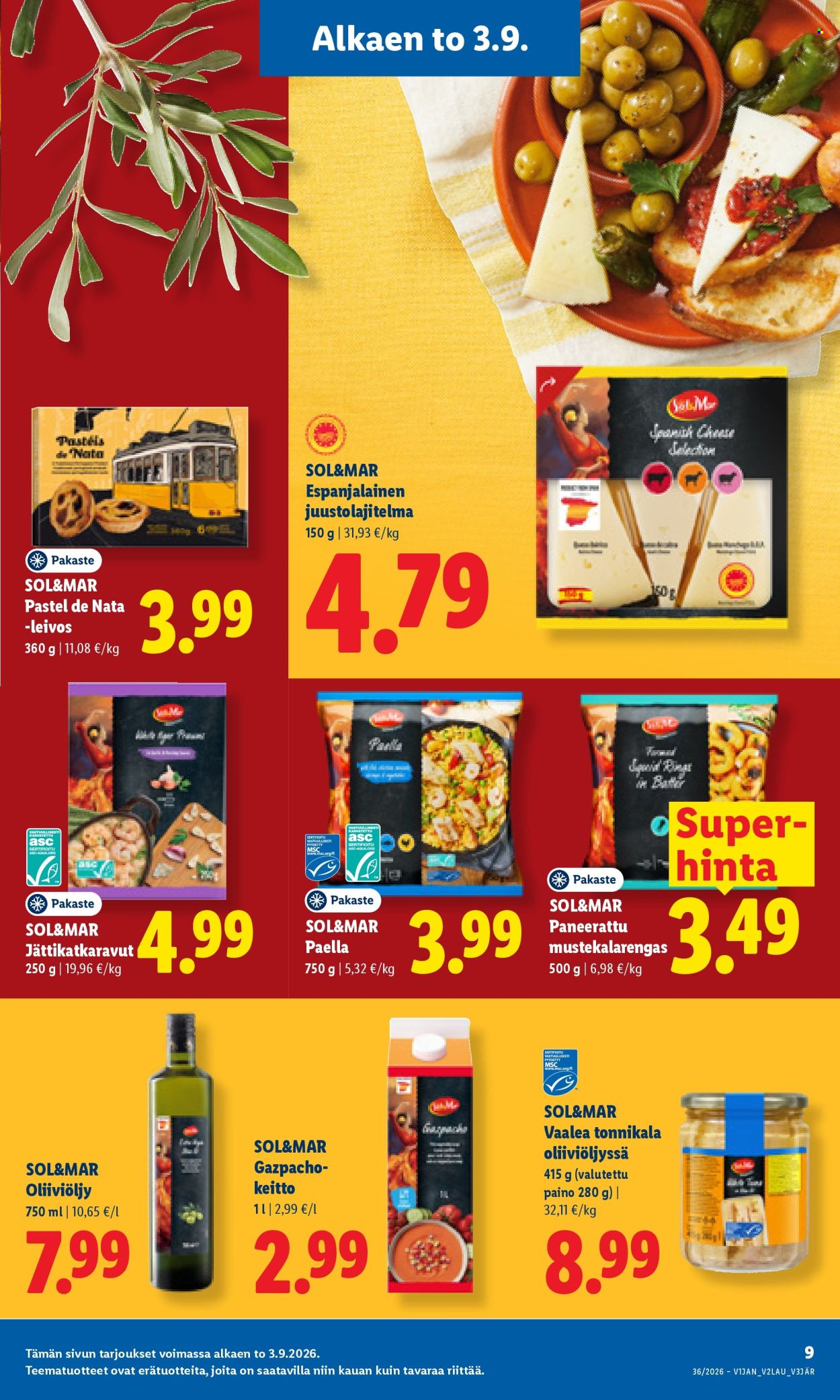 Lidl tarjoukset - 03.09.2026 - 06.09.2026. Sivu 9