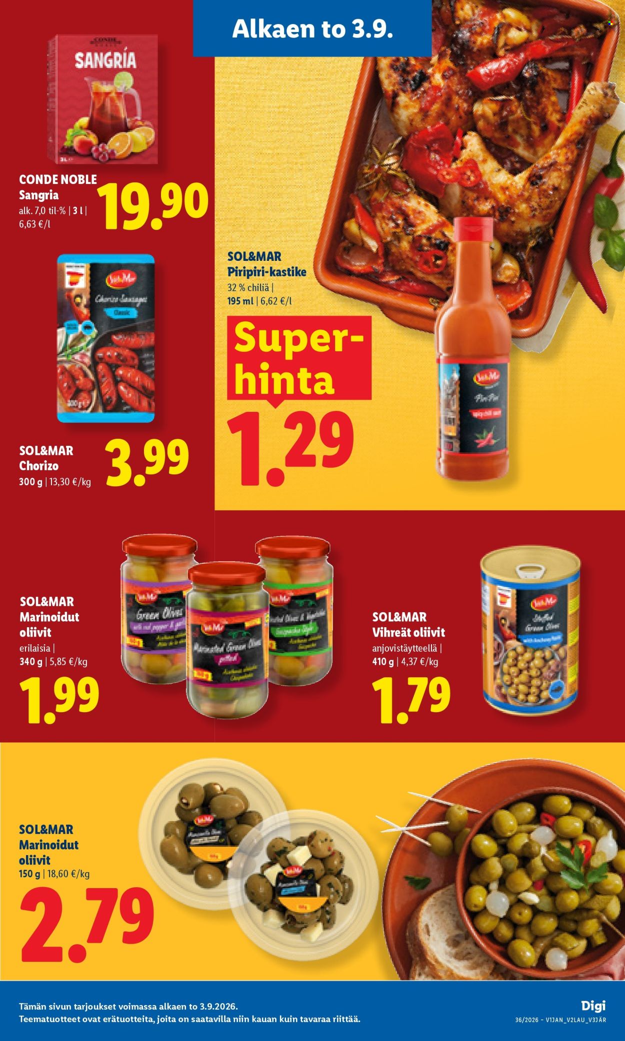 Lidl tarjoukset - 03.09.2026 - 06.09.2026. Sivu 12