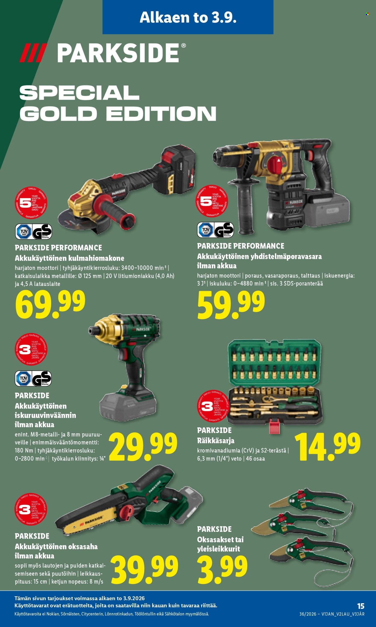 Lidl tarjoukset - 03.09.2026 - 06.09.2026. Sivu 17