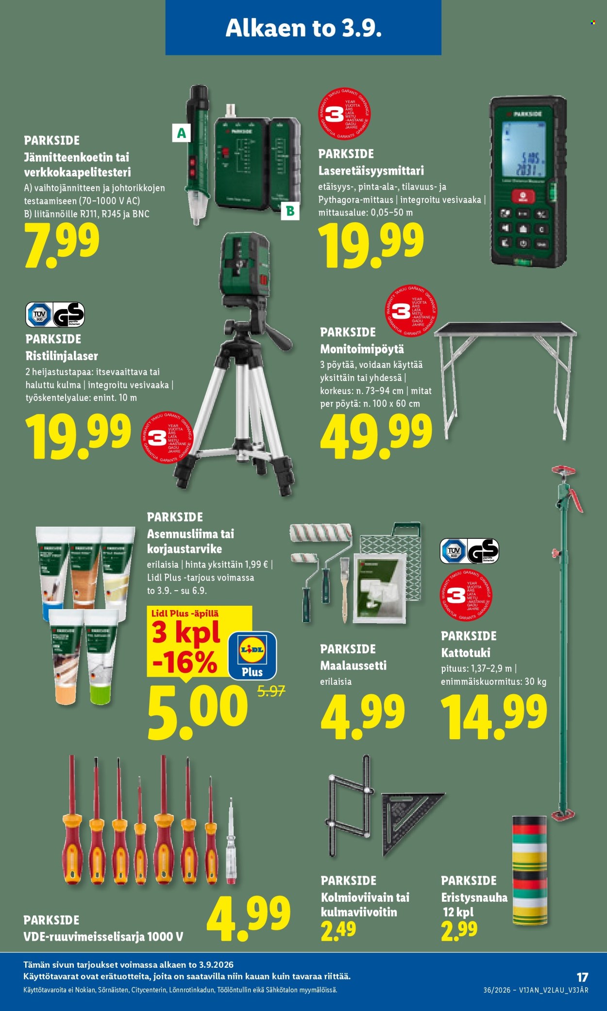 Lidl tarjoukset - 03.09.2026 - 06.09.2026. Sivu 19