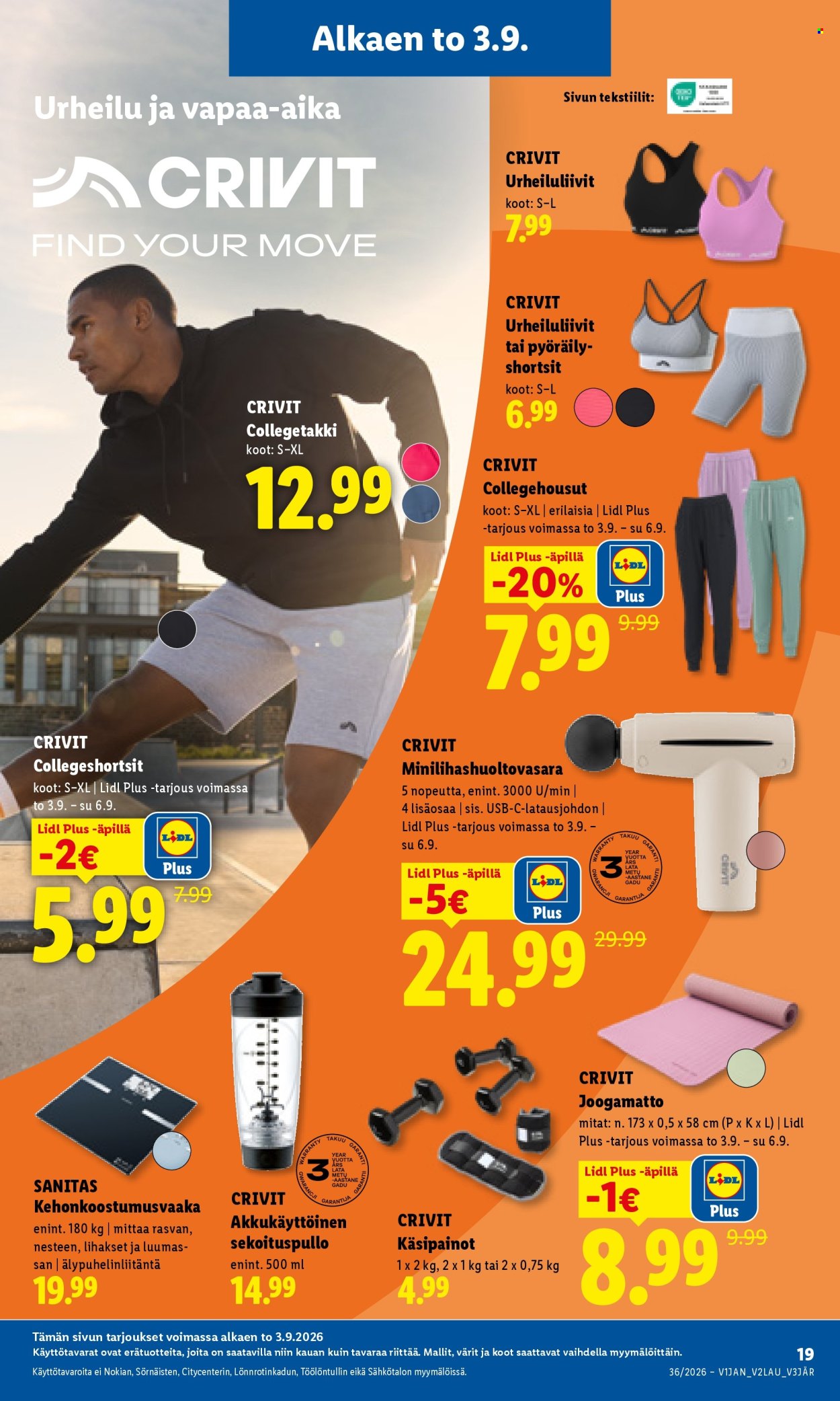 Lidl tarjoukset - 03.09.2026 - 06.09.2026. Sivu 21