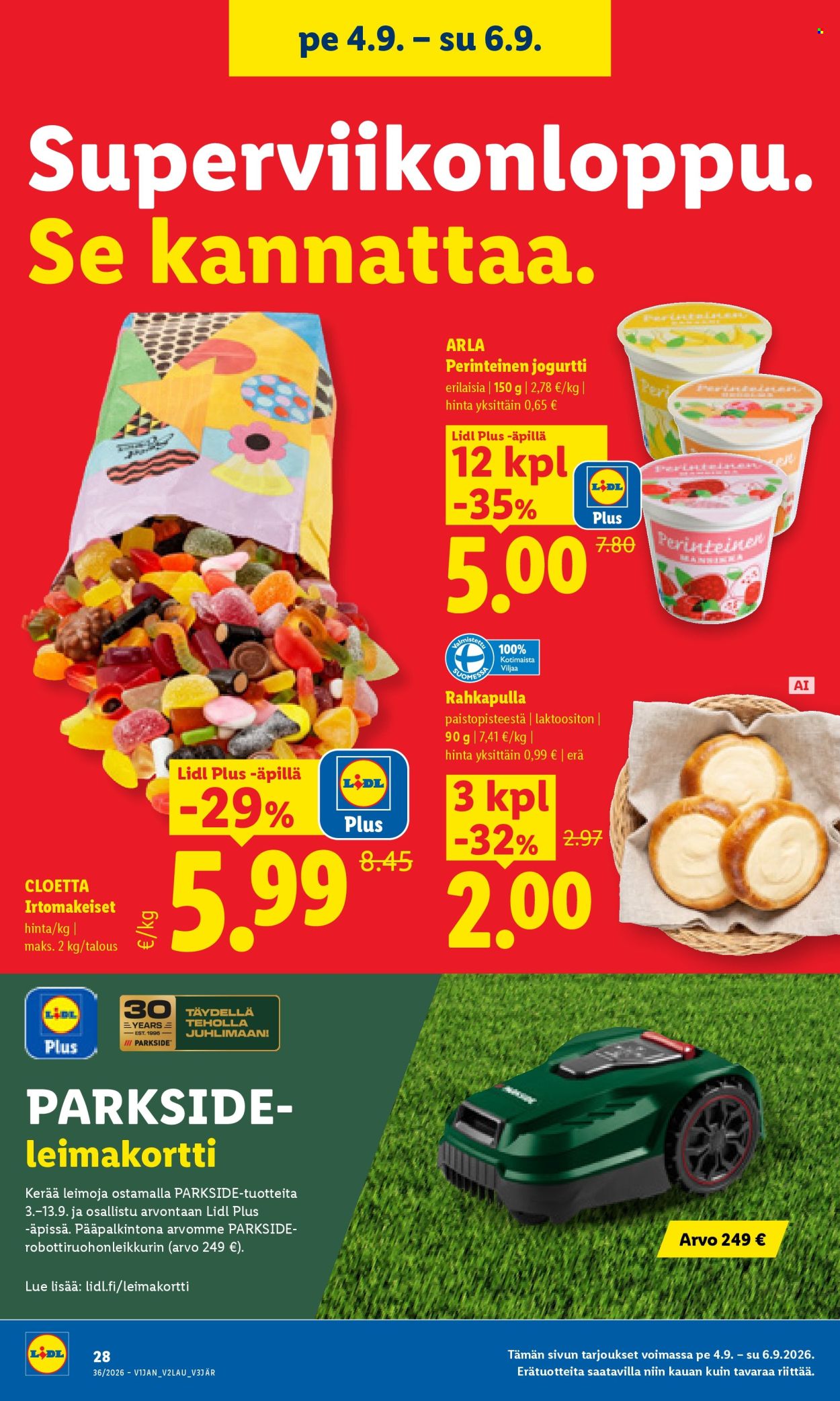 Lidl tarjoukset - 03.09.2026 - 06.09.2026. Sivu 26