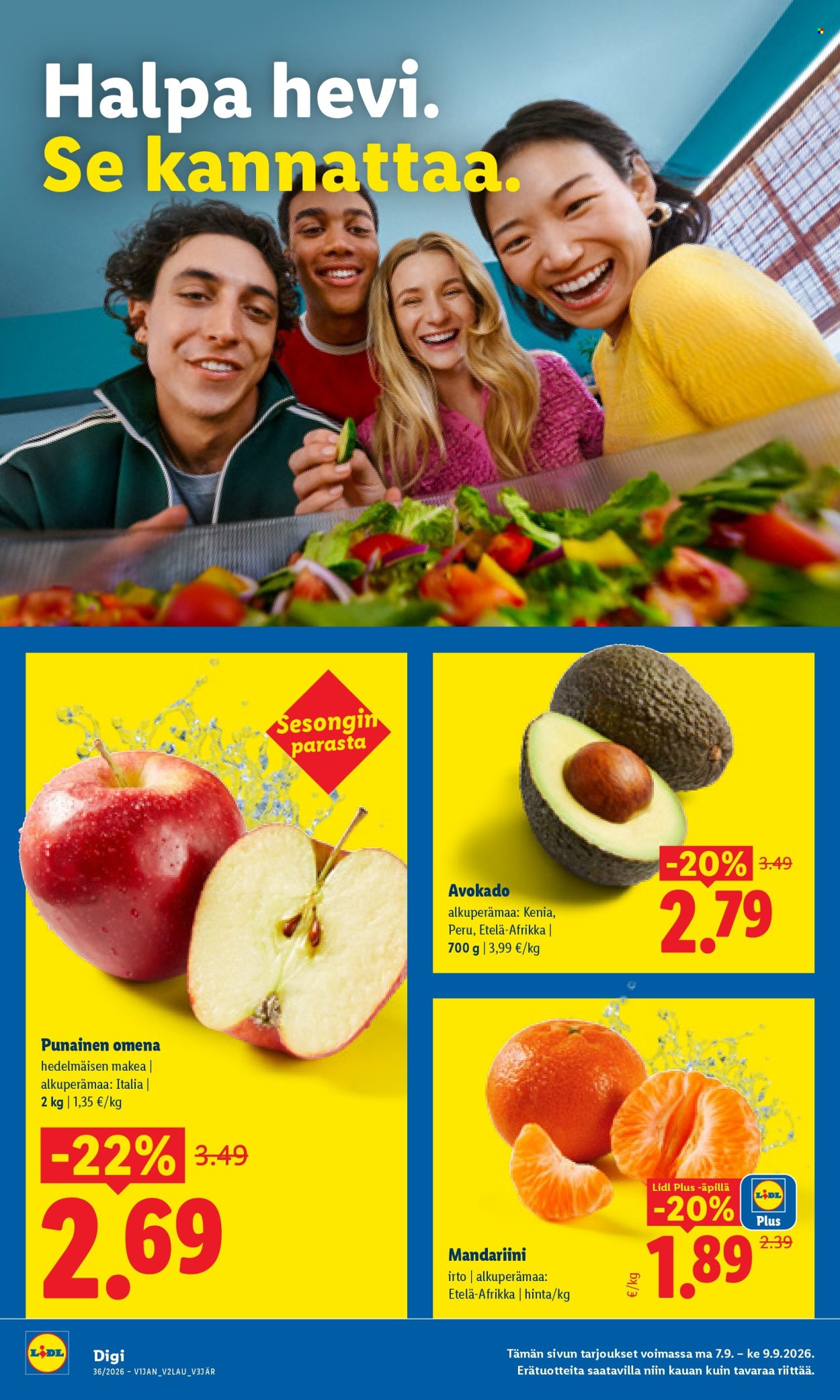 Lidl tarjoukset - 07.09.2026 - 09.09.2026. Sivu 2