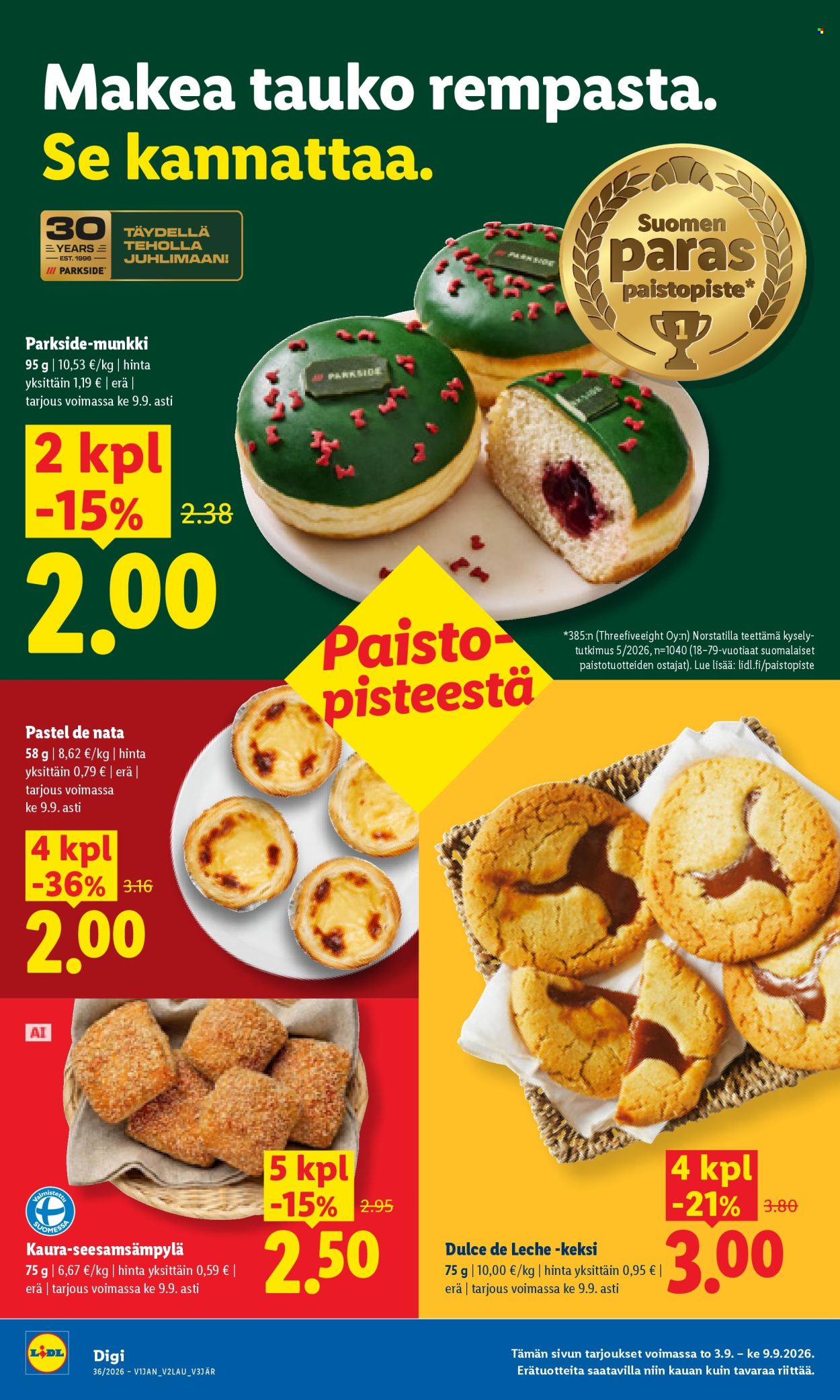 Lidl tarjoukset - 07.09.2026 - 09.09.2026. Sivu 4