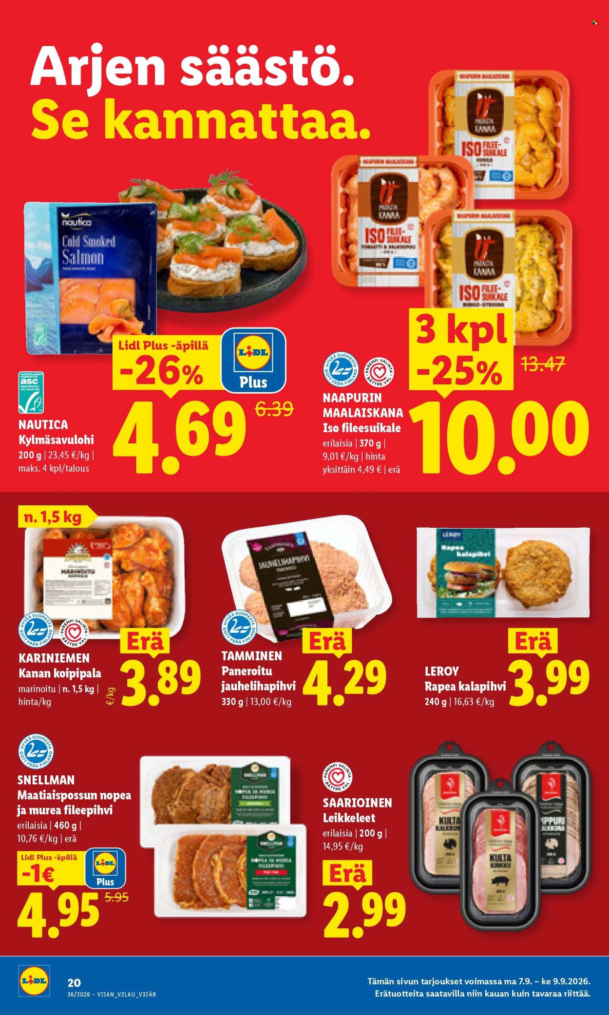 Lidl tarjoukset - 07.09.2026 - 09.09.2026. Sivu 6