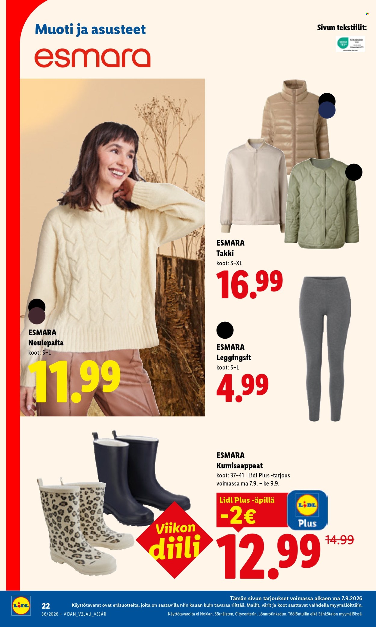 Lidl tarjoukset - 07.09.2026 - 09.09.2026. Sivu 8