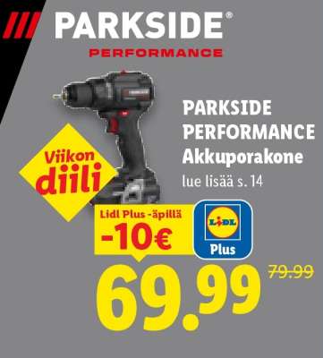 PARKSIDE PERFORMANCE Akkuporakone