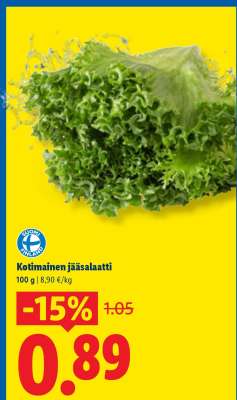 Kotimainen jääsalaatti