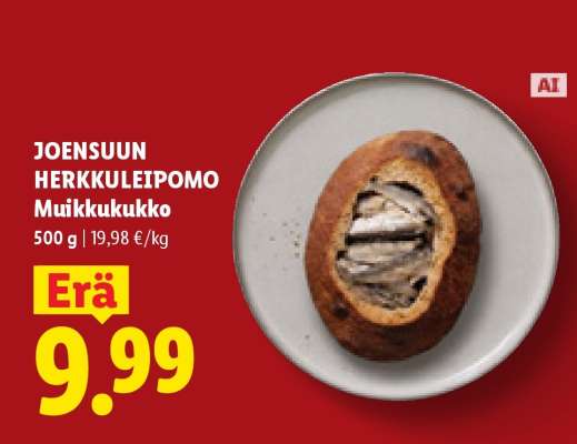 JOENSUUN HERKKULEIPOMO Muikkukukko