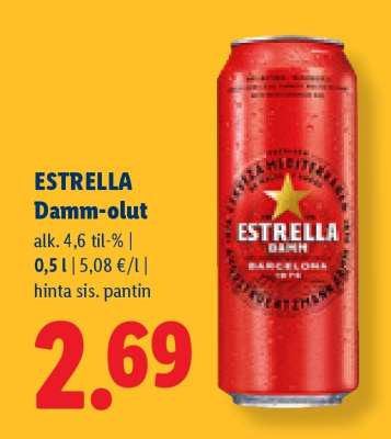 ESTRELLA Damm-olut