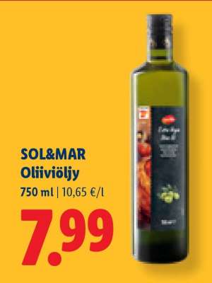 SOL & MAR Oliiviöljy