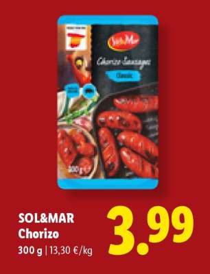 SOL & MAR Chorizo